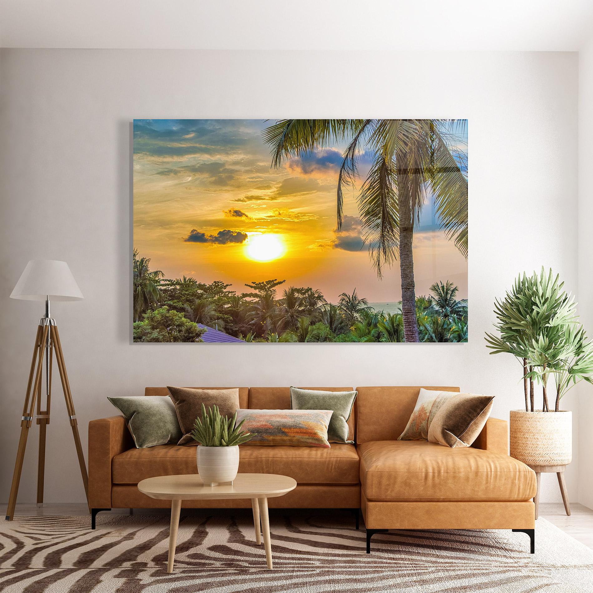 Tablou Sticla Summer View mockup 7