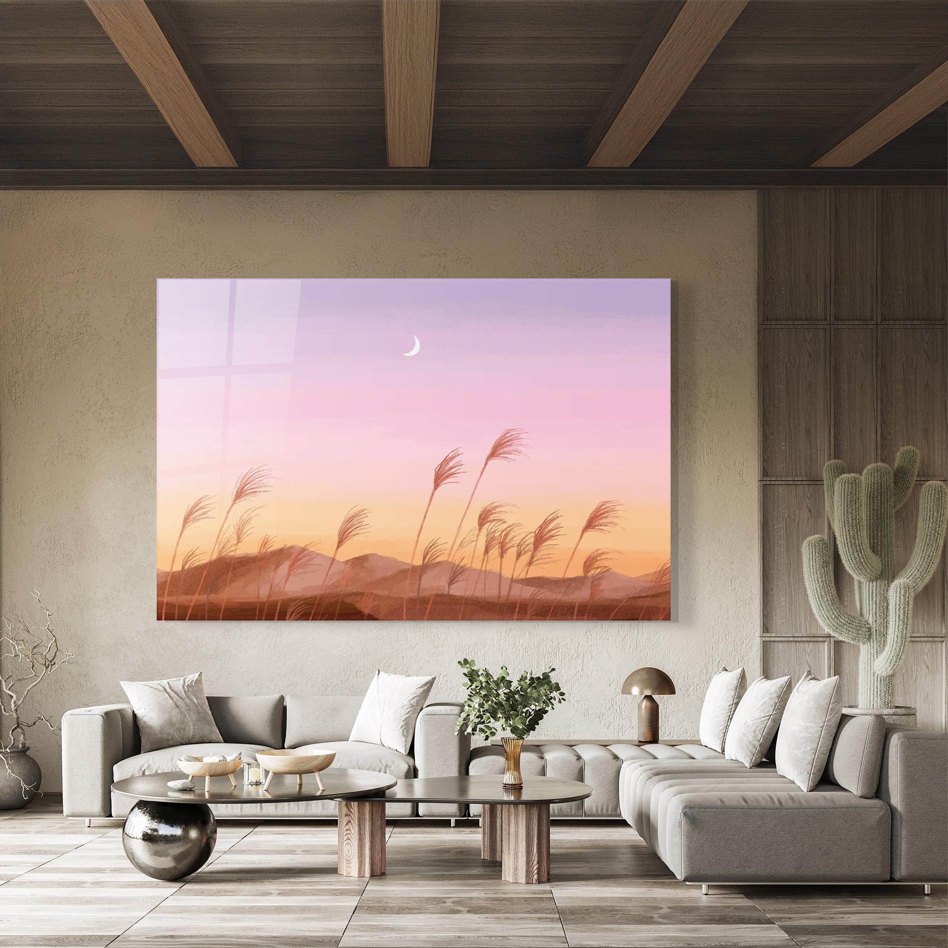 Tablou Sticla Small Moon mockup 8