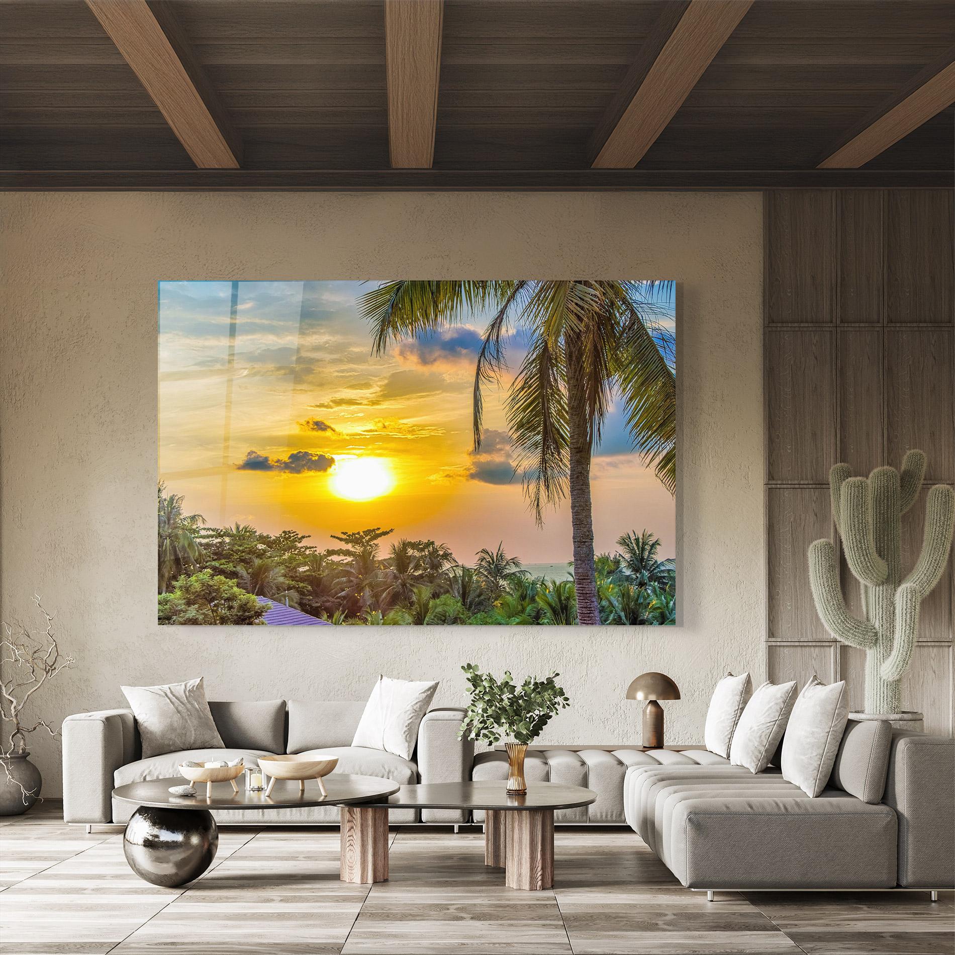 Tablou Sticla Summer View mockup 8