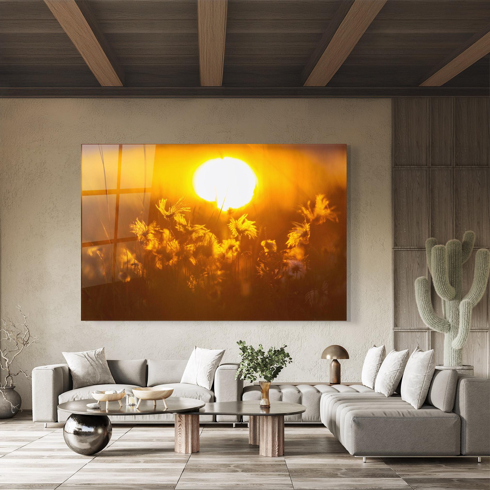 Tablou Sticla Wildflowers mockup 8