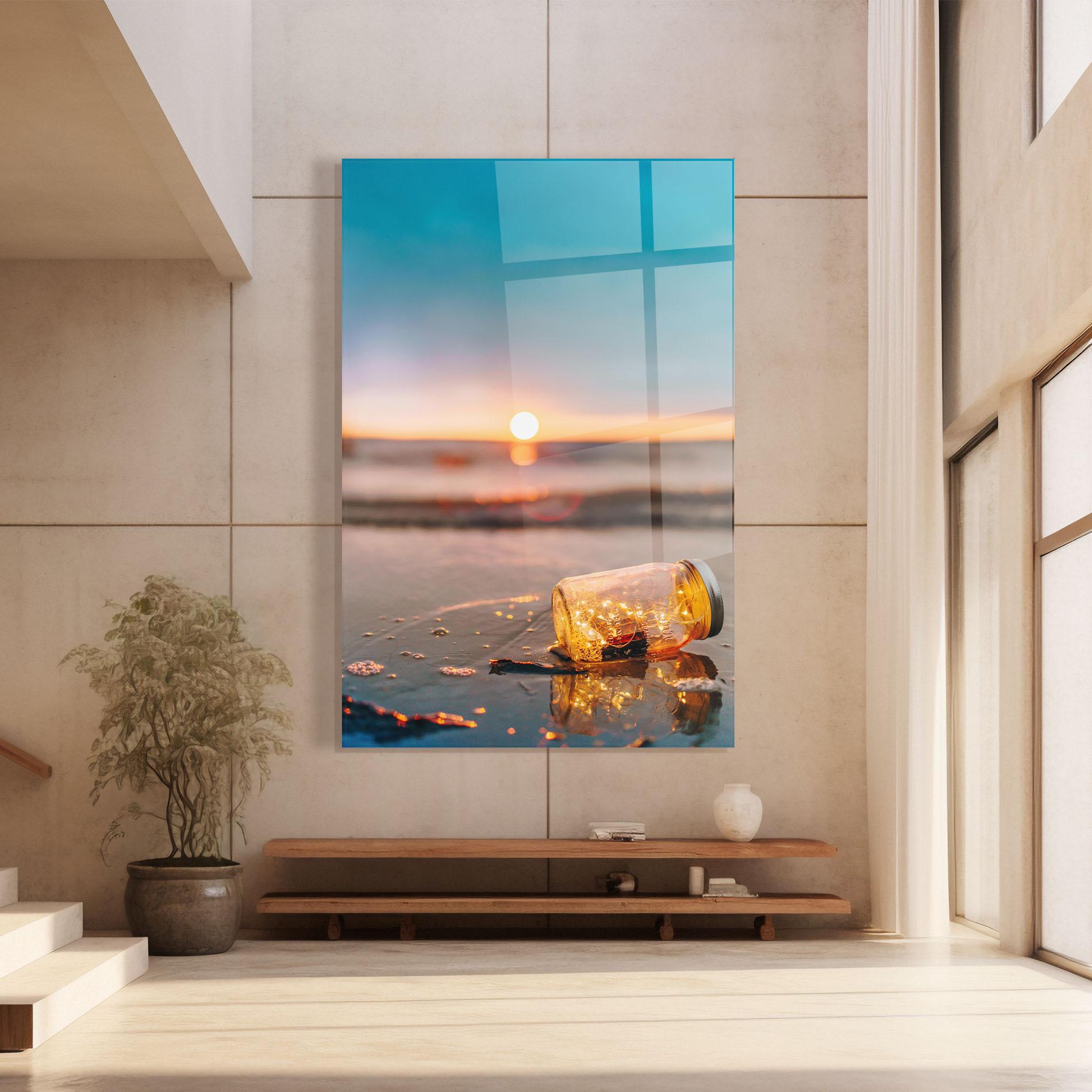 Tablou Sticla Jar With Lights mockup 8