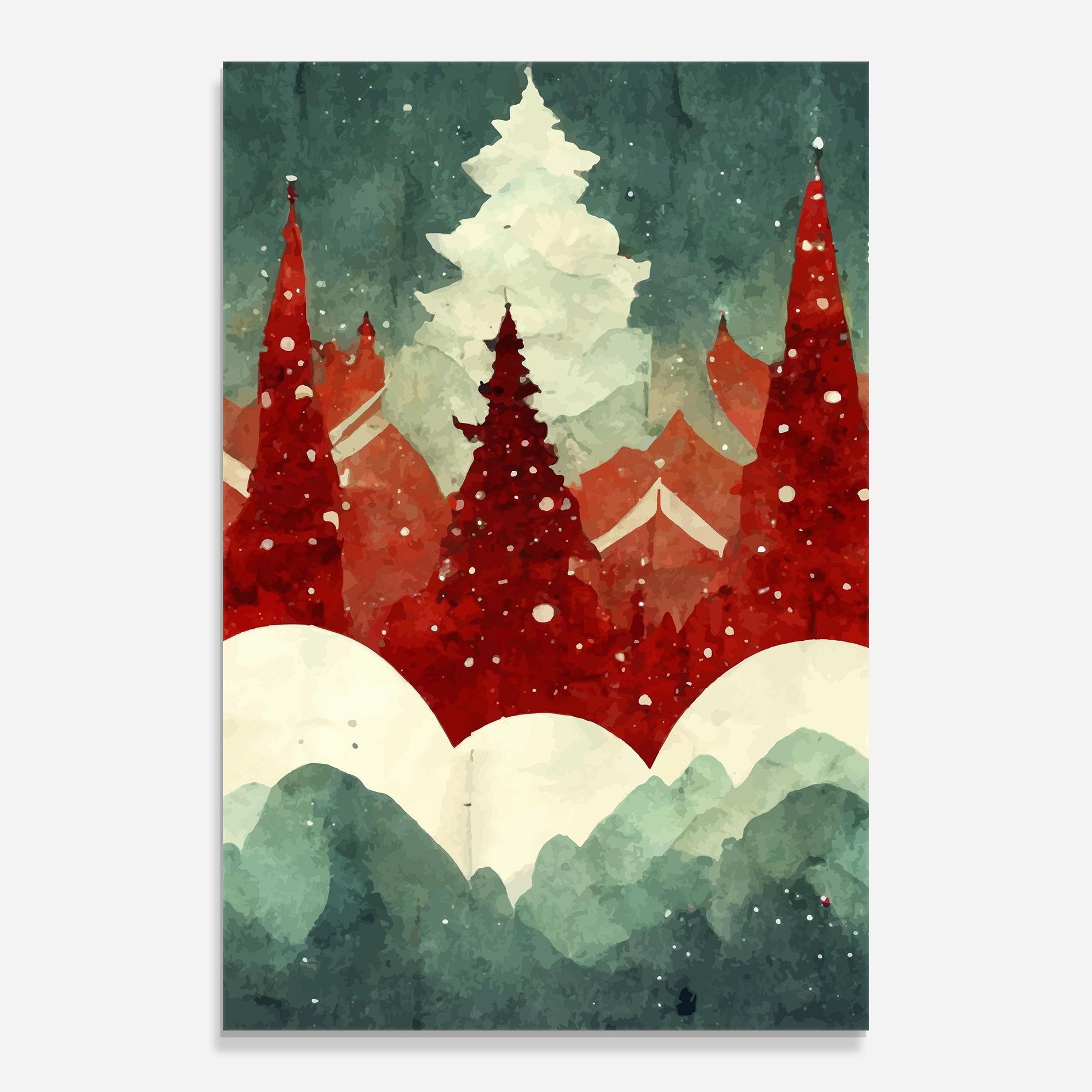 Christmas Landscape mockup 0