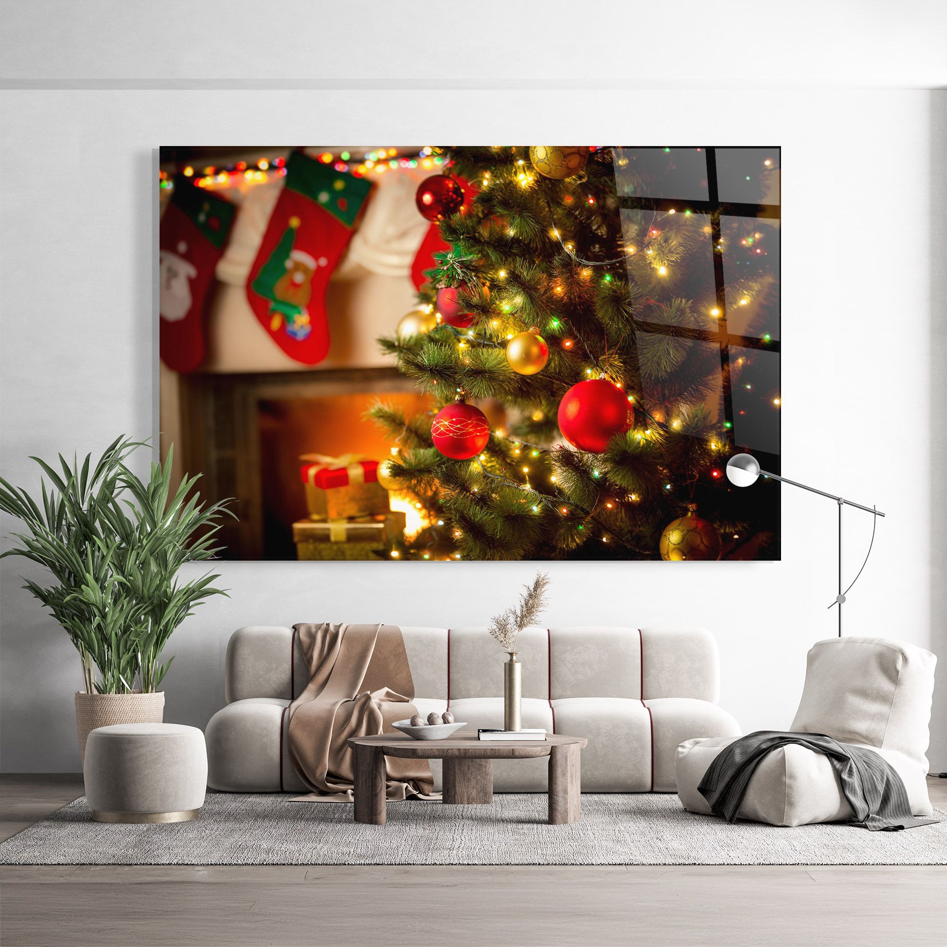 Beautiful Fireplace mockup 9