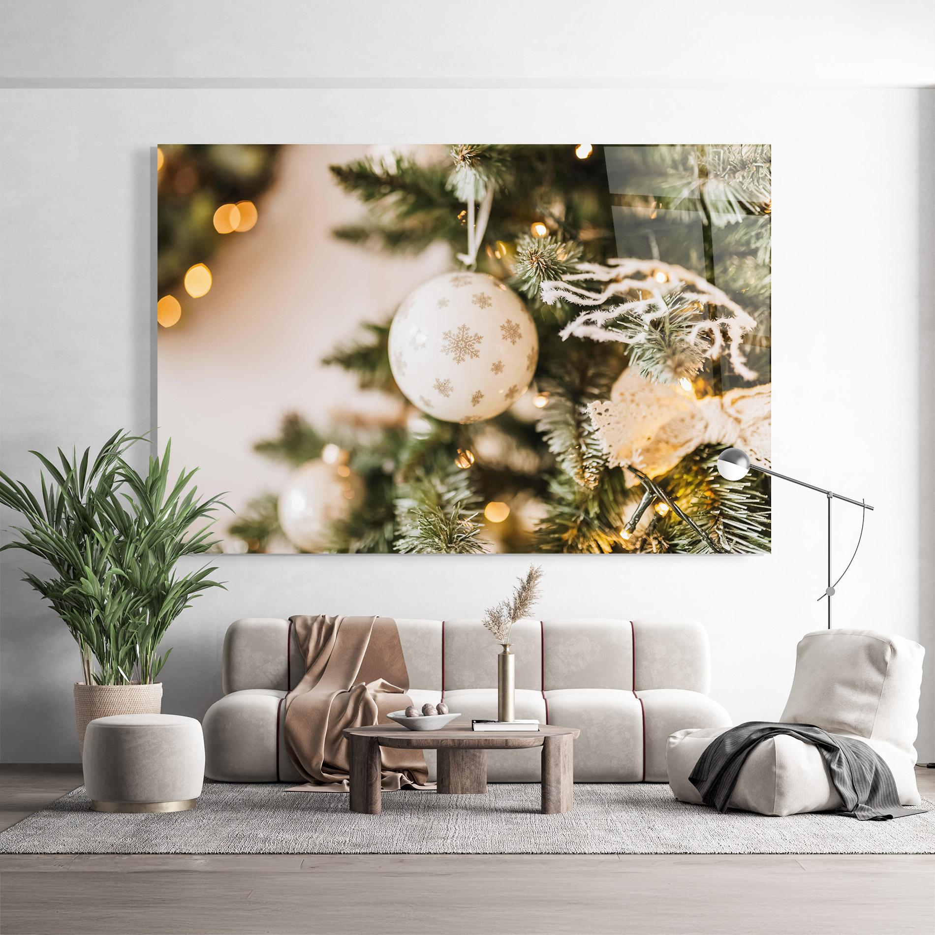 Tablou Sticla Christmas Home mockup 9