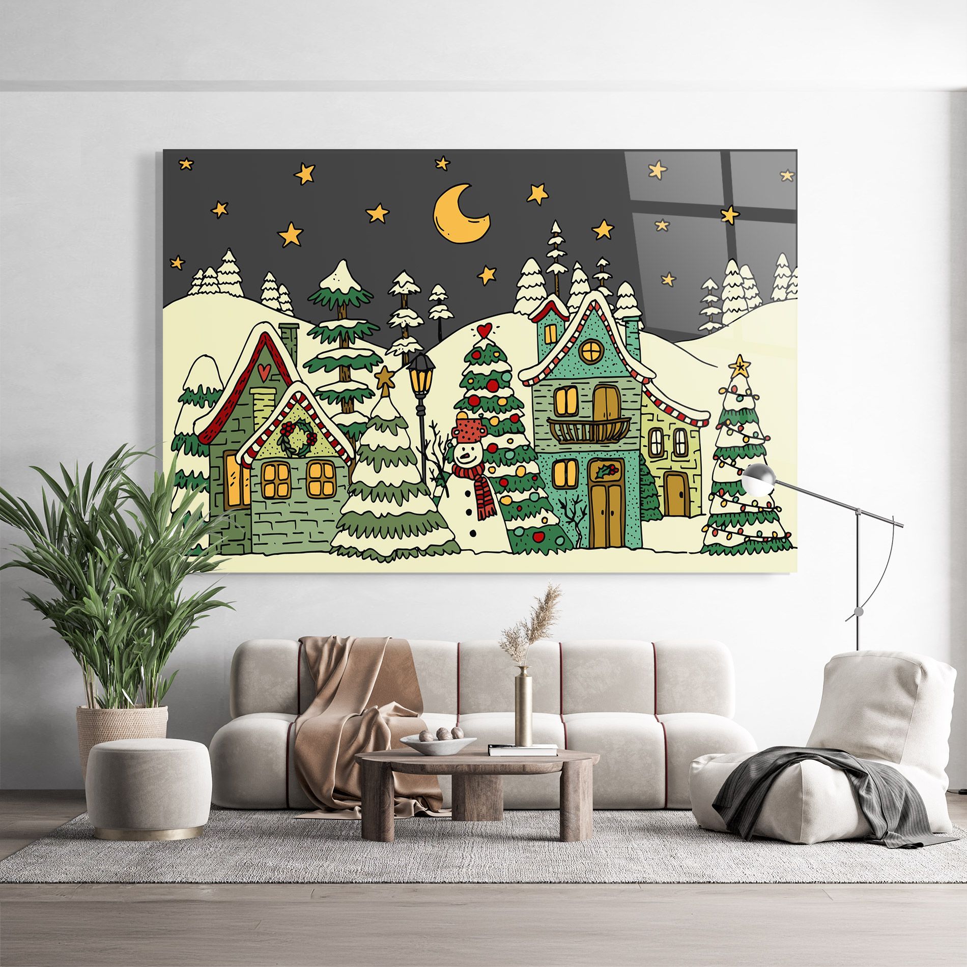 House With Snow mockup 9