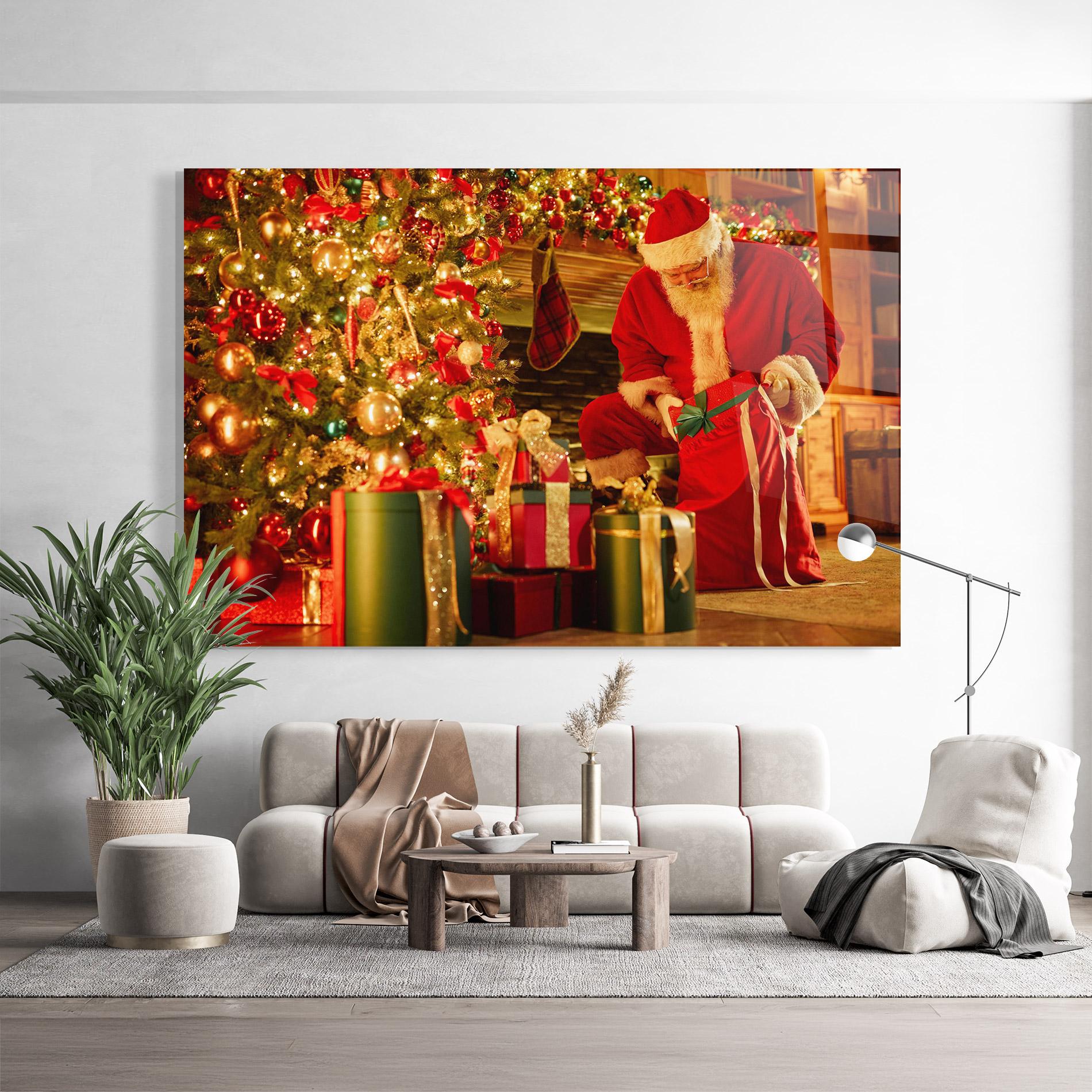 Tablou Sticla Presenting Gifts mockup 9