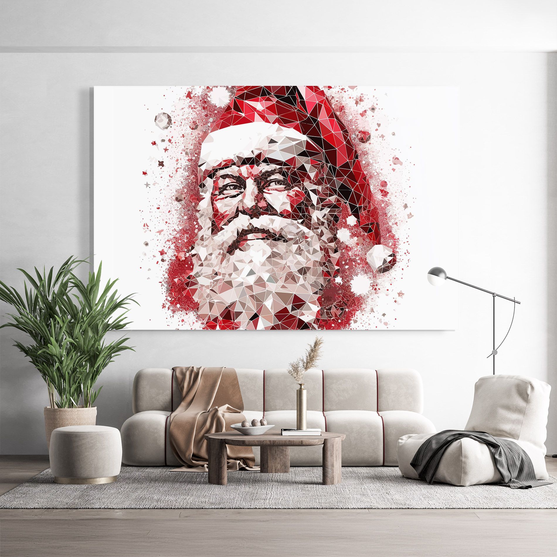Red Santa Art mockup 9