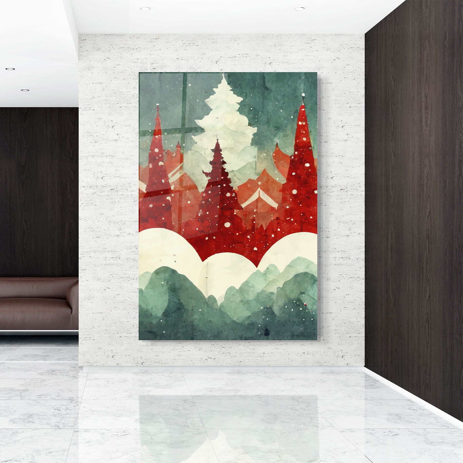 Christmas Landscape mockup 9