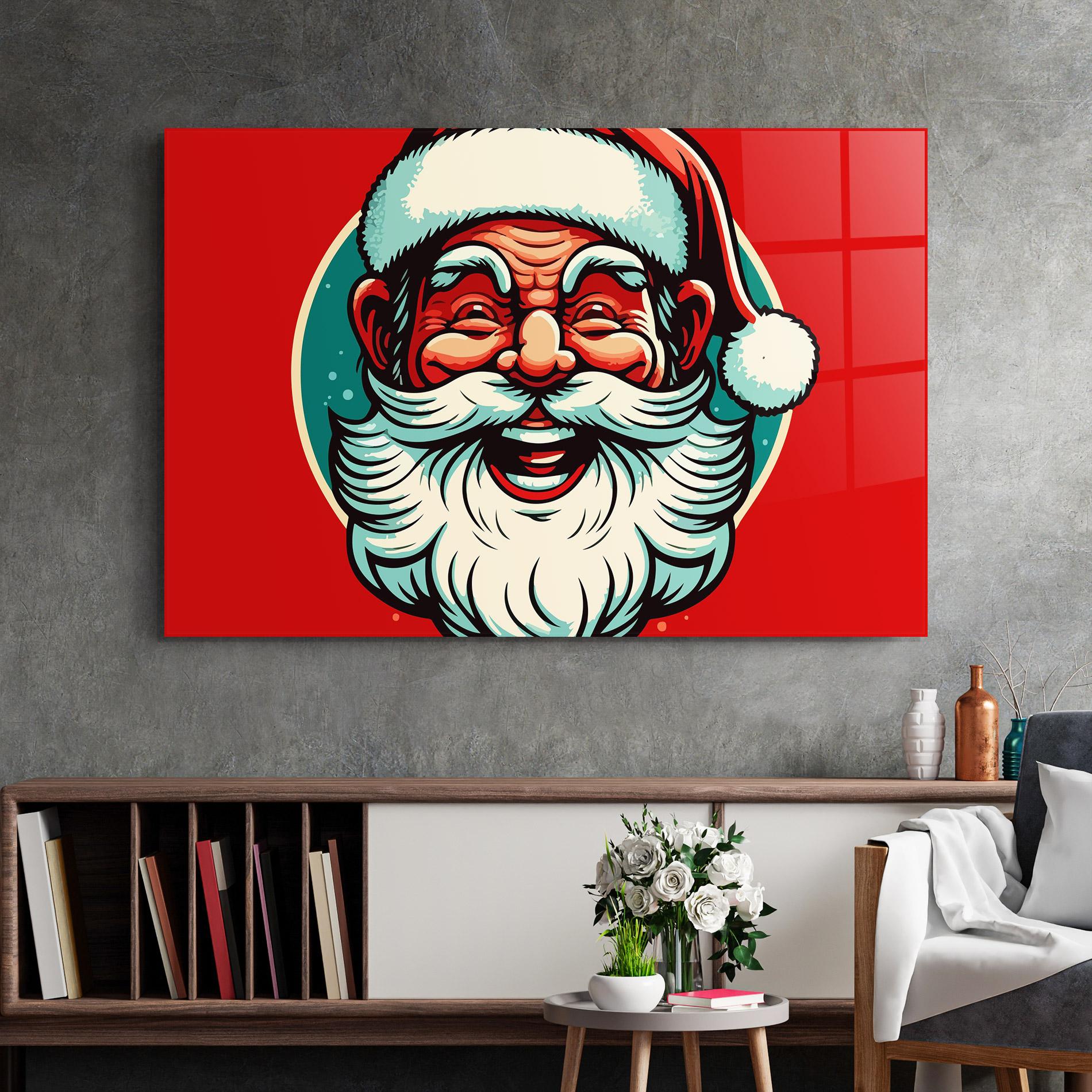 Tablou Sticla Crazy Smile mockup 2