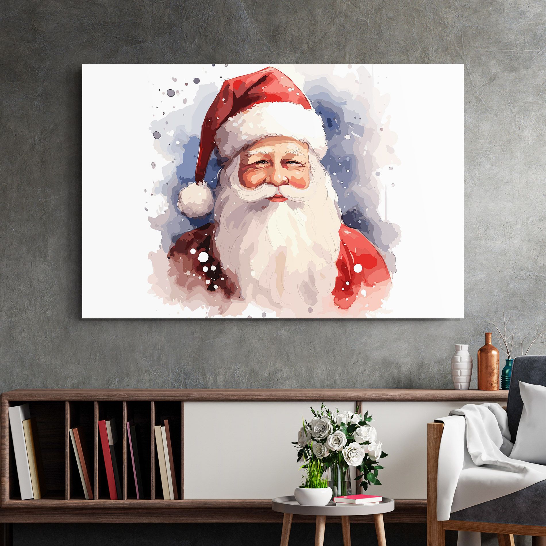 Cute Santa mockup 2