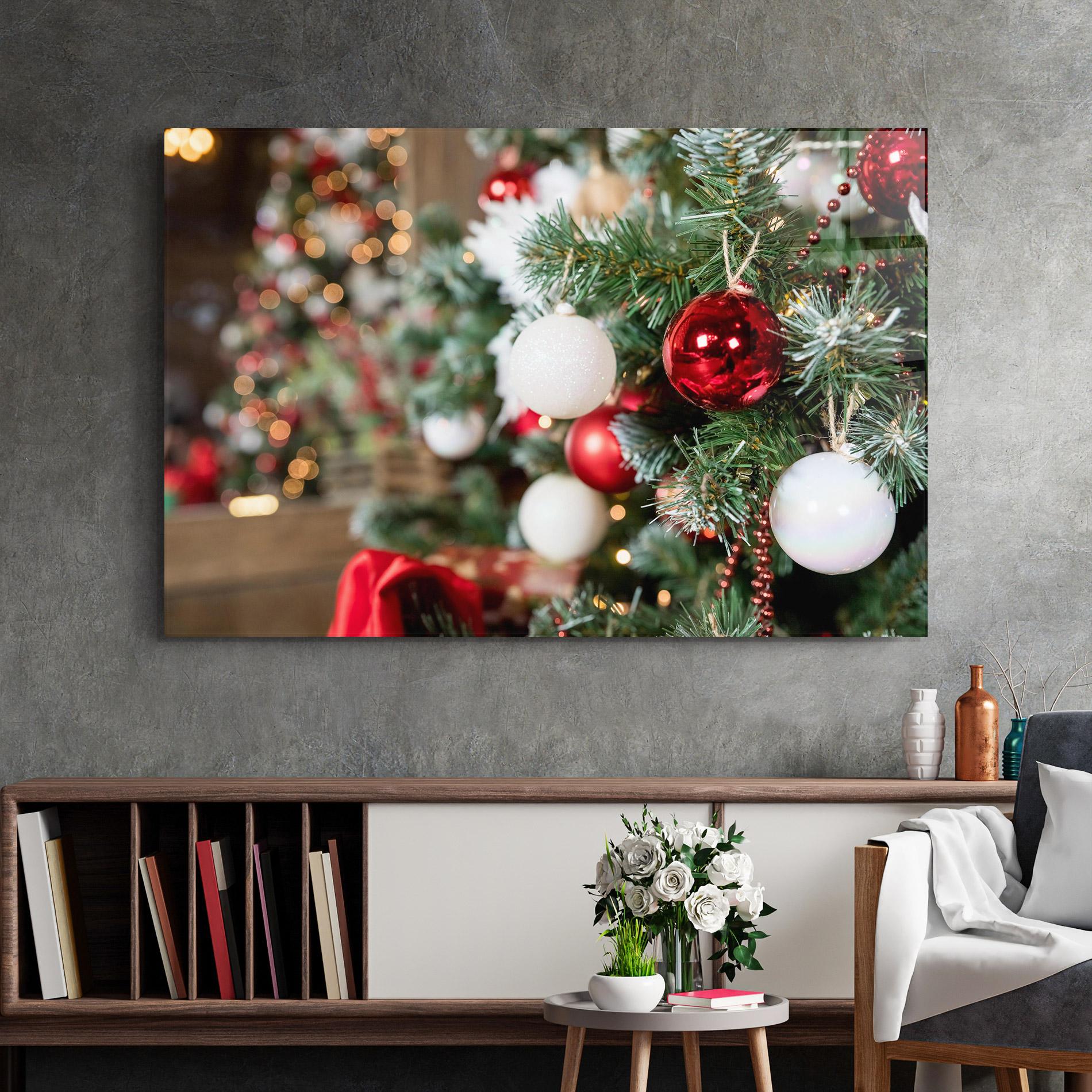 Tablou Sticla Magic Christmas Home mockup 2