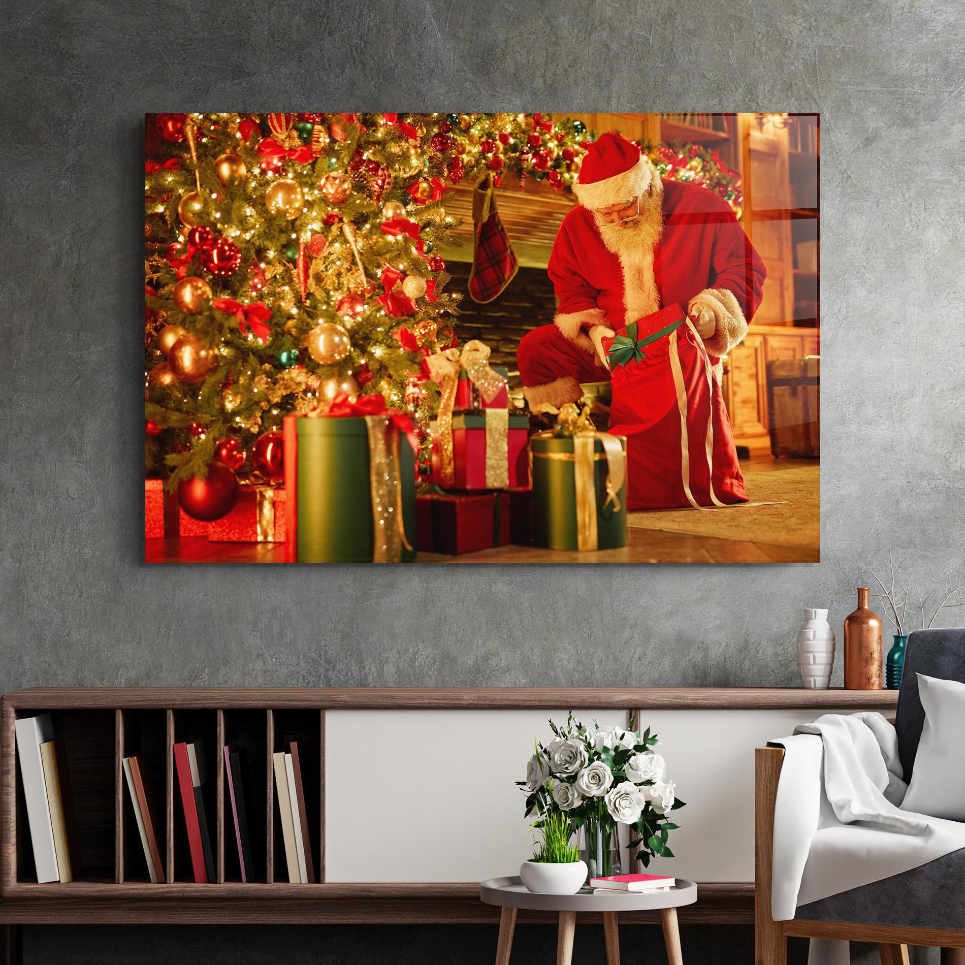 Tablou Sticla Presenting Gifts mockup 2