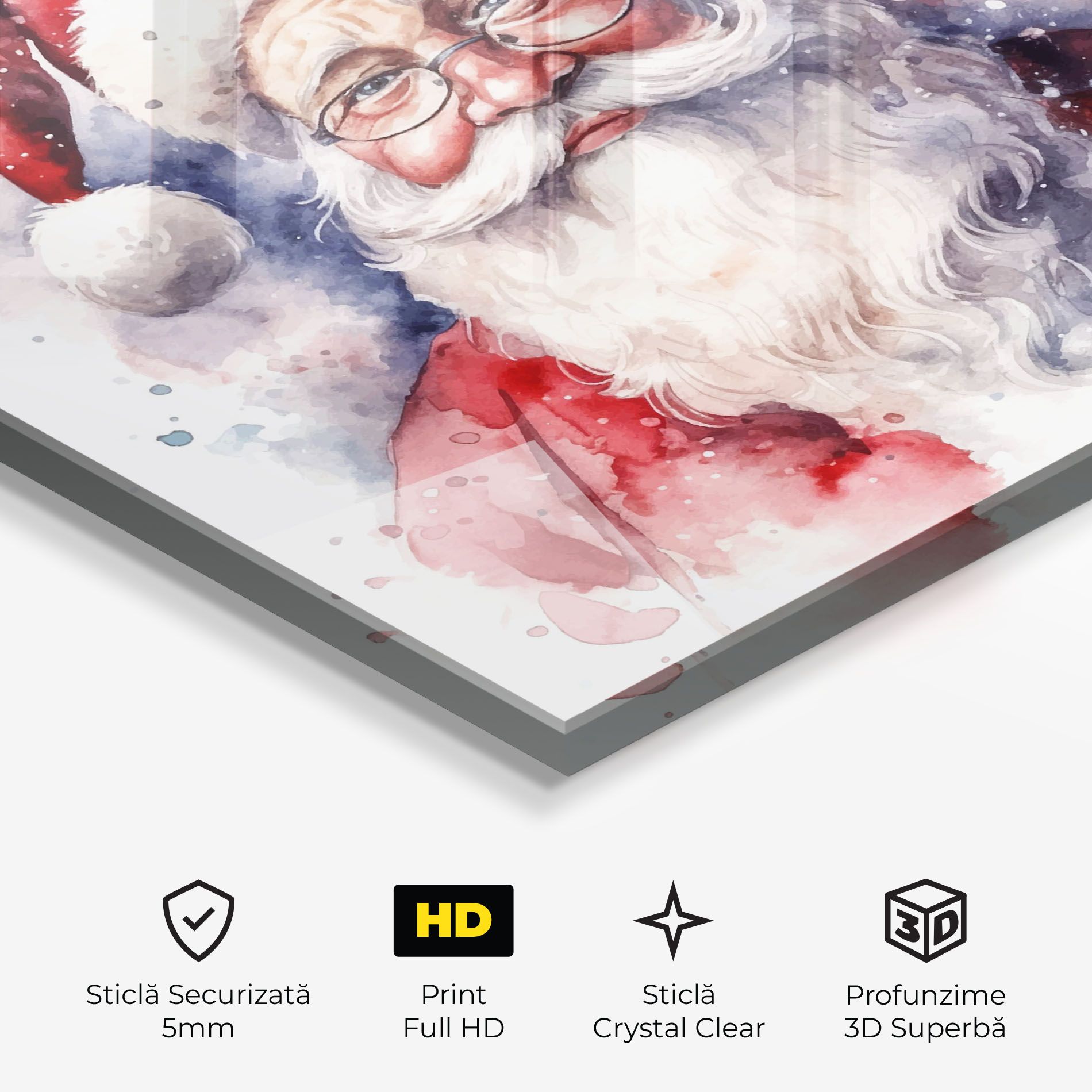 Santa Watercolor mockup 3
