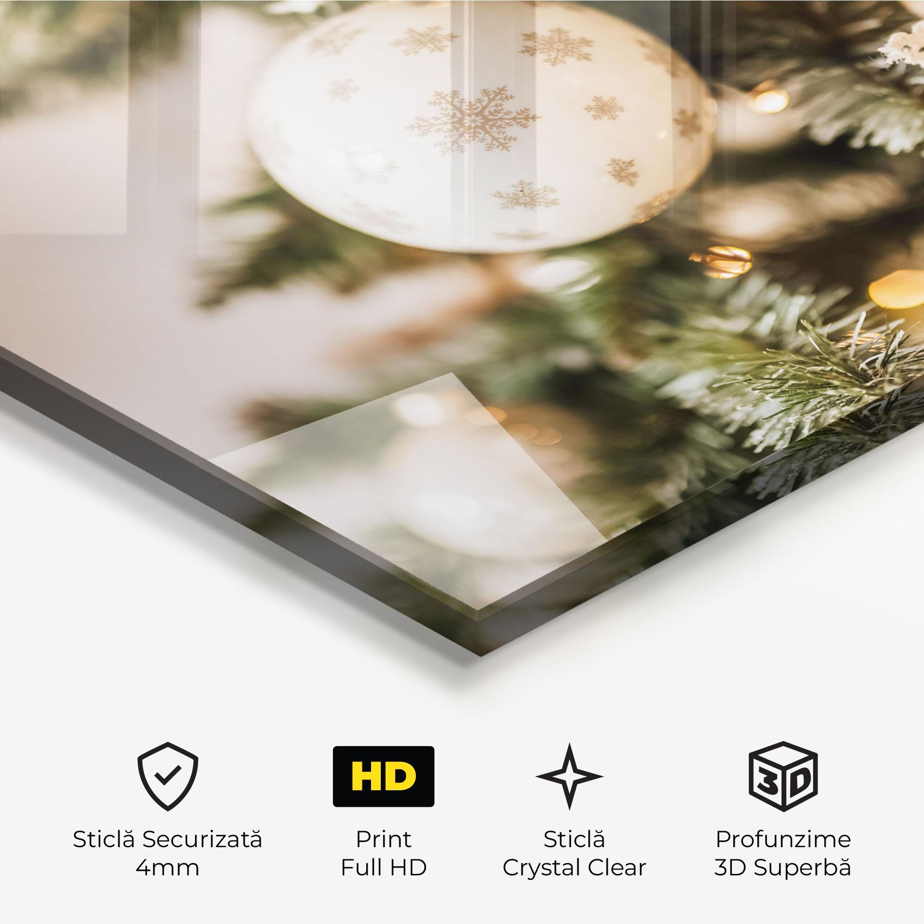 Tablou Sticla Christmas Home mockup 3