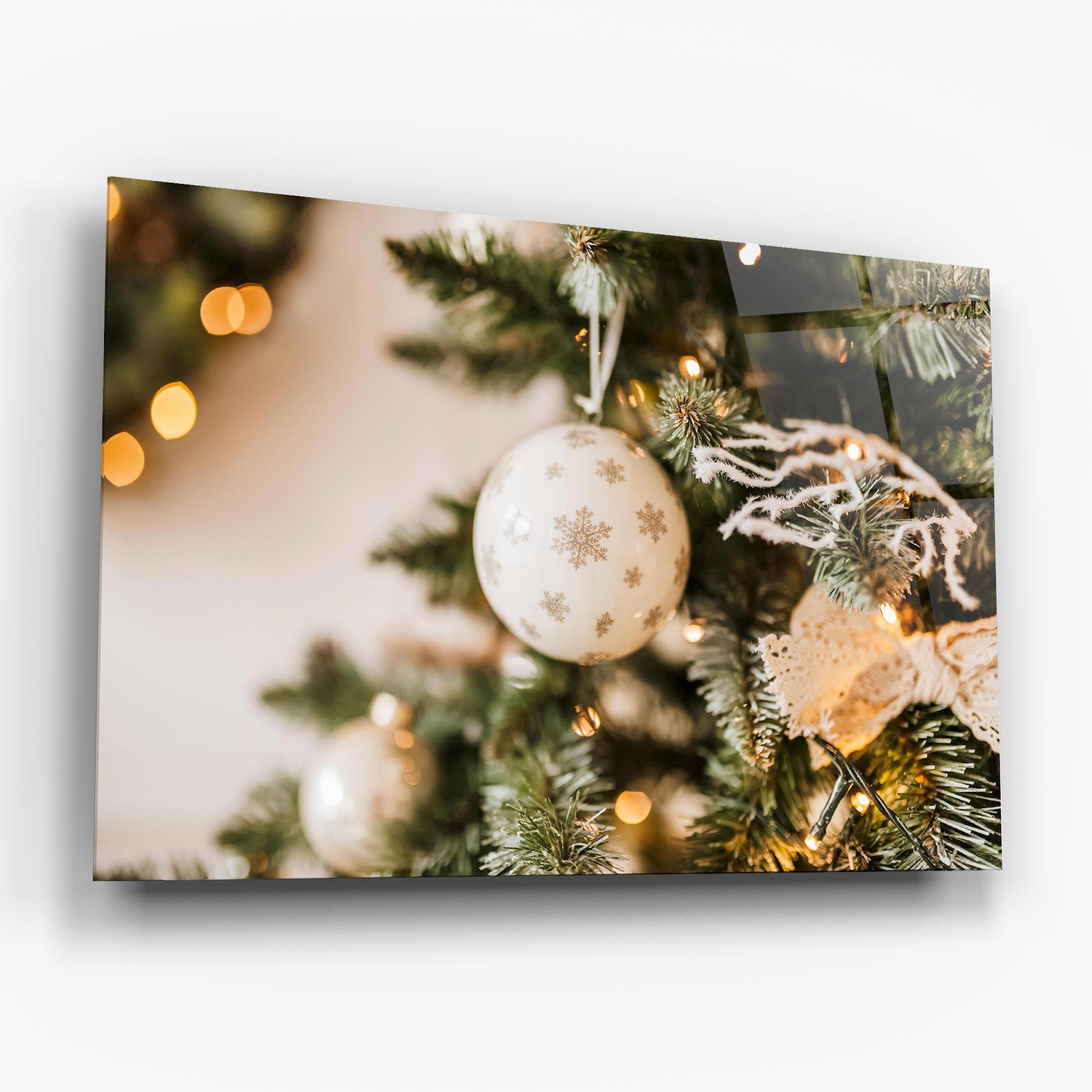Tablou Sticla Christmas Home mockup 6