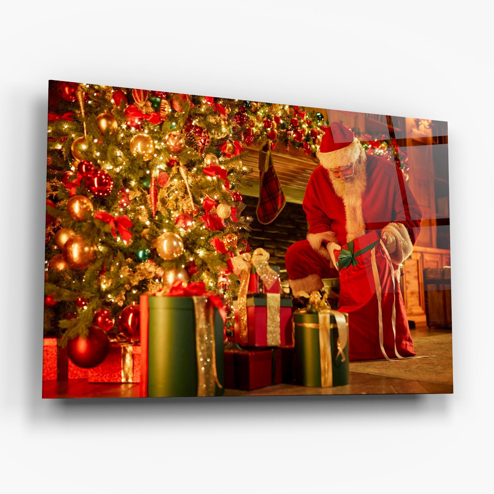 Tablou Sticla Presenting Gifts mockup 6