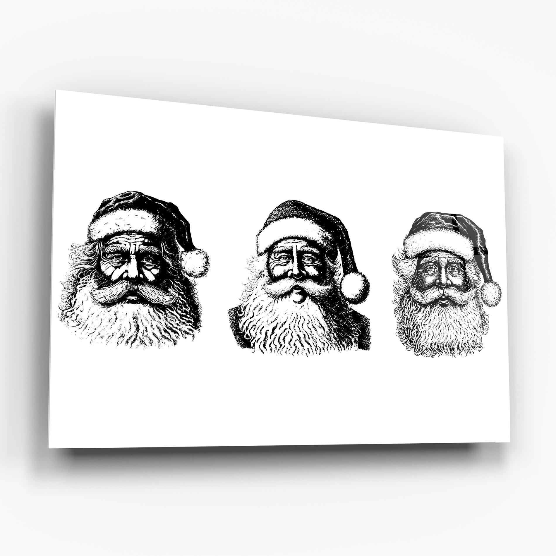 Tablou Sticla Santa Draw mockup 6