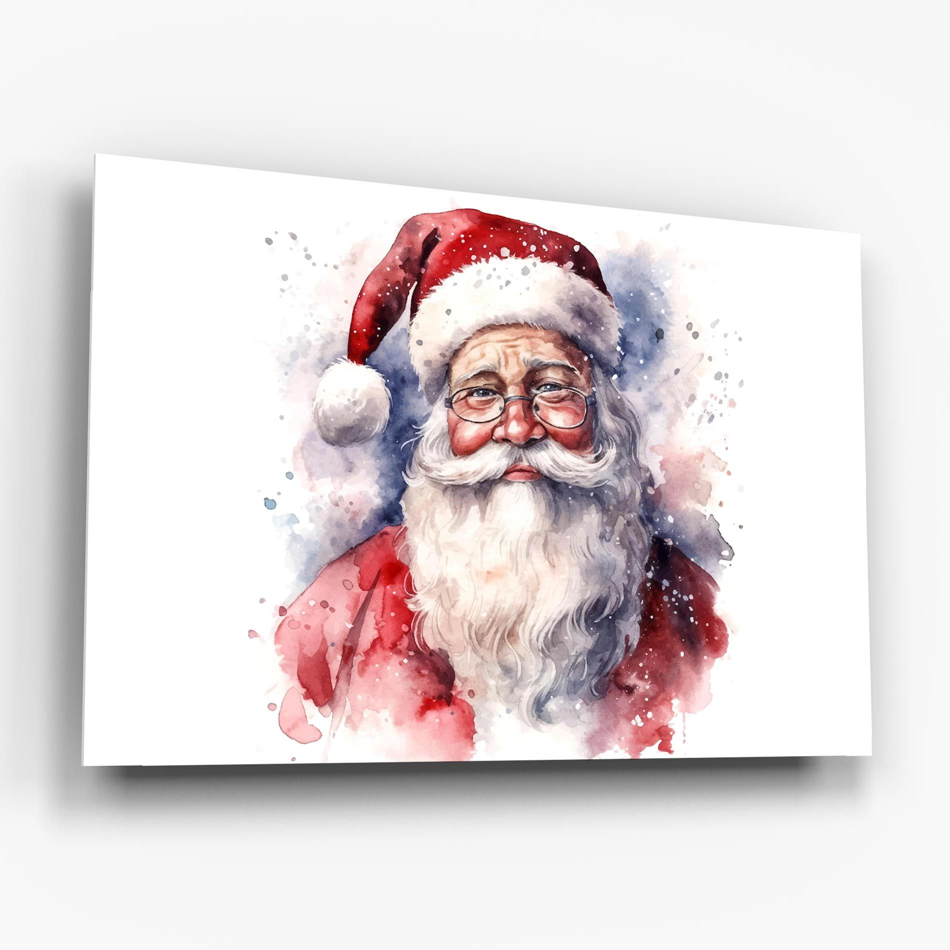 Santa Watercolor mockup 6