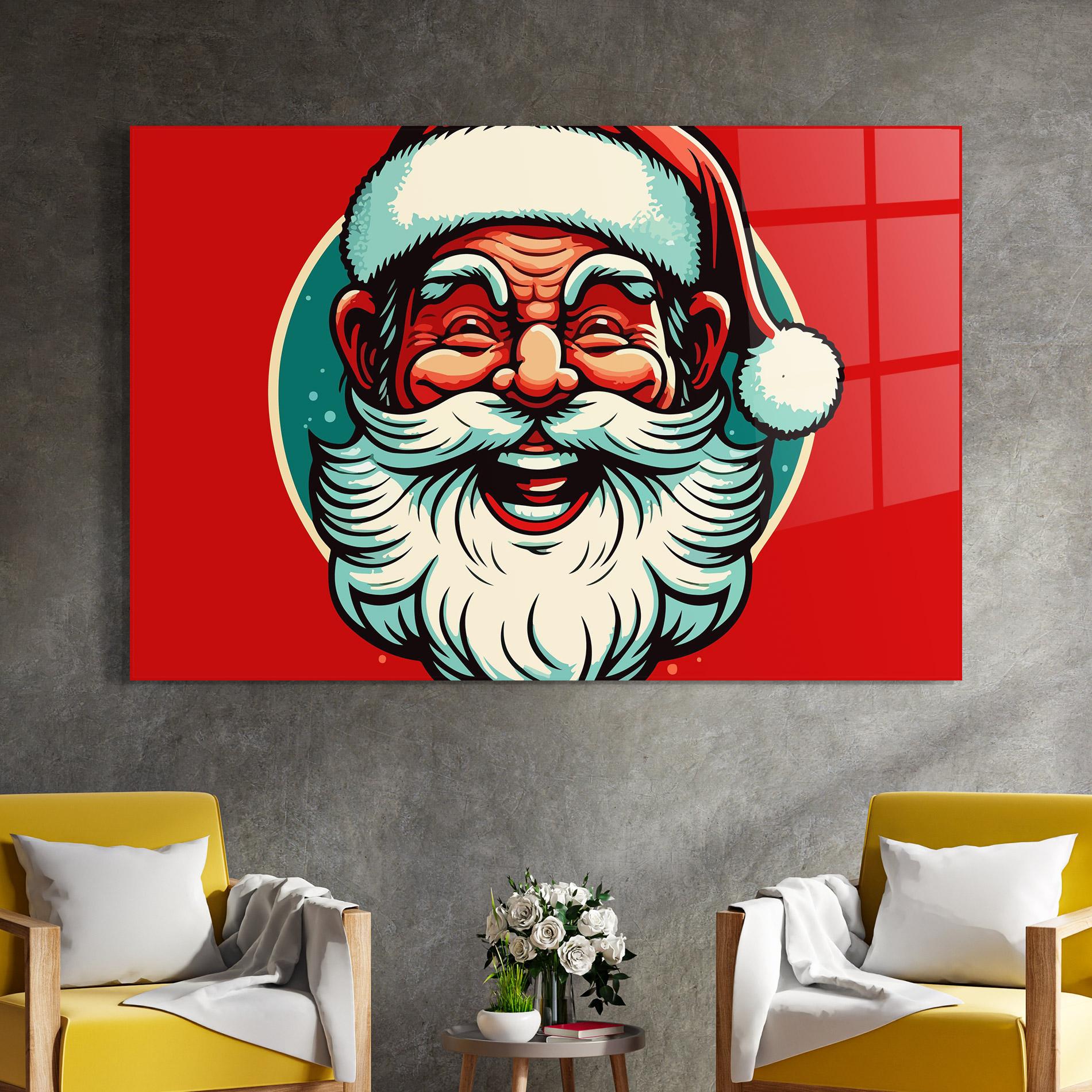 Tablou Sticla Crazy Smile mockup 4