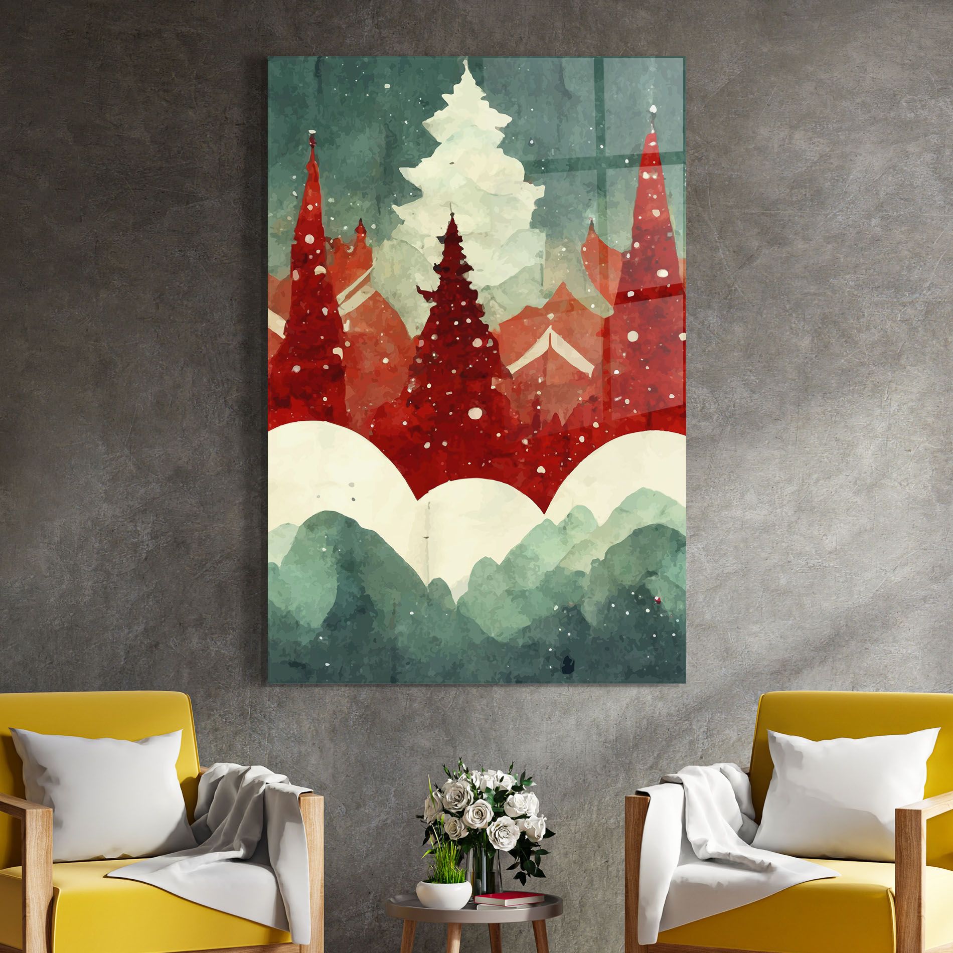 Christmas Landscape mockup 4