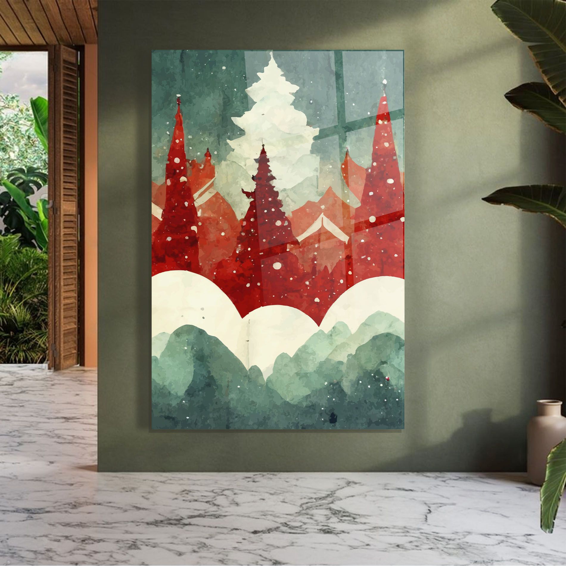 Christmas Landscape mockup 7