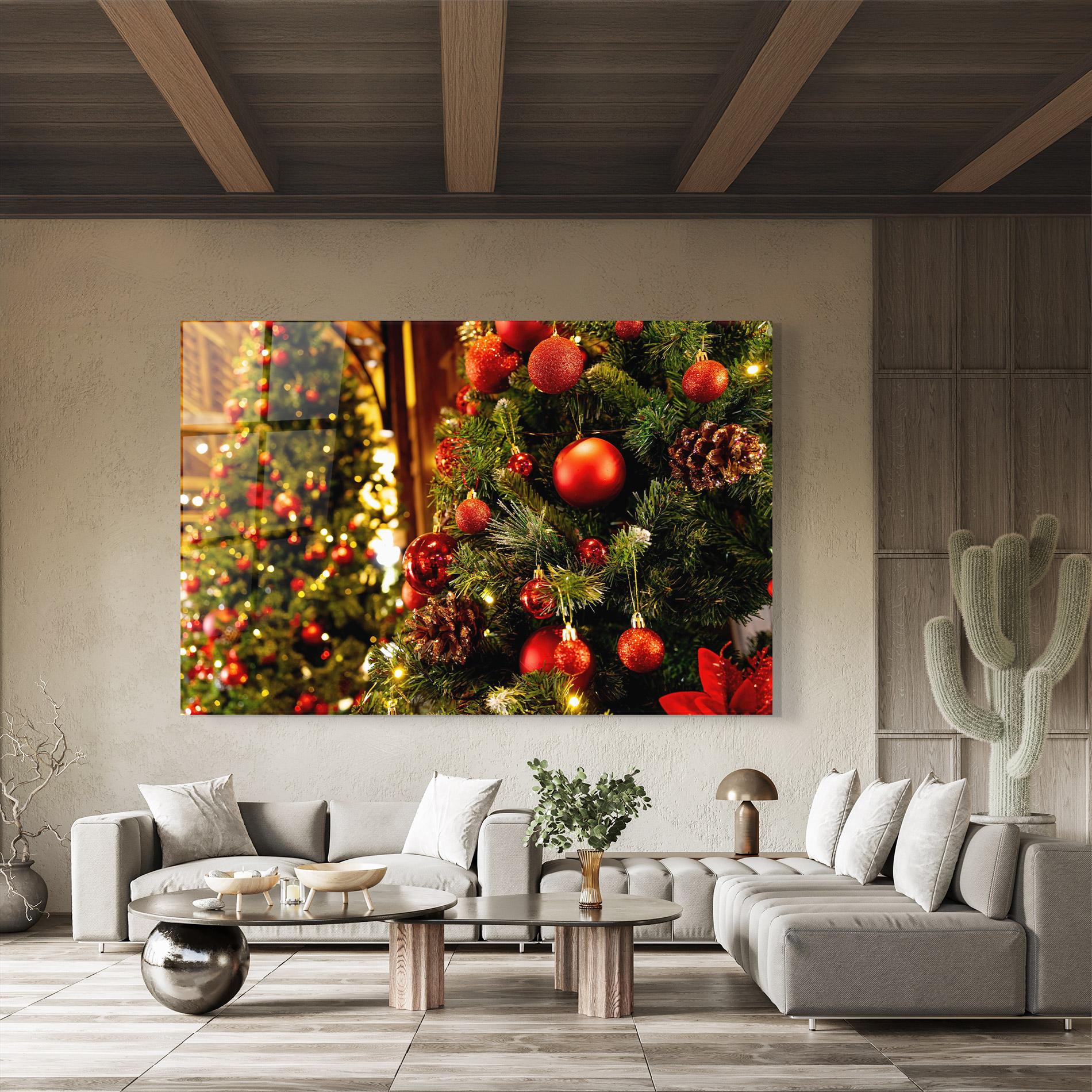 Tablou Sticla Christmas Concept mockup 8