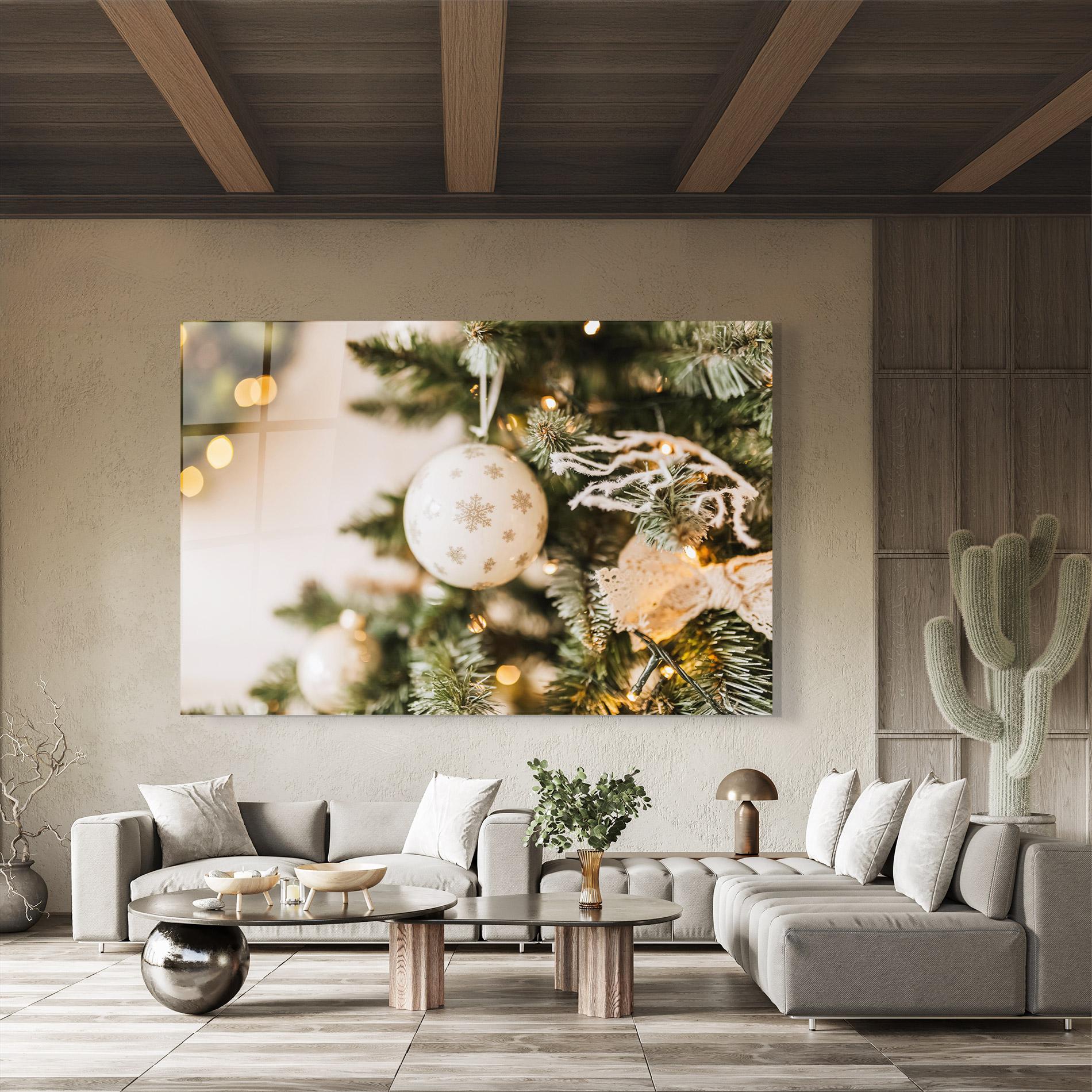 Tablou Sticla Christmas Home mockup 8