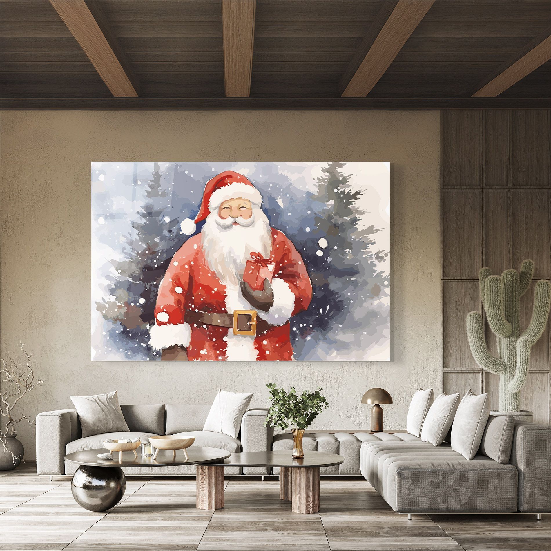 Holding Gift mockup 8