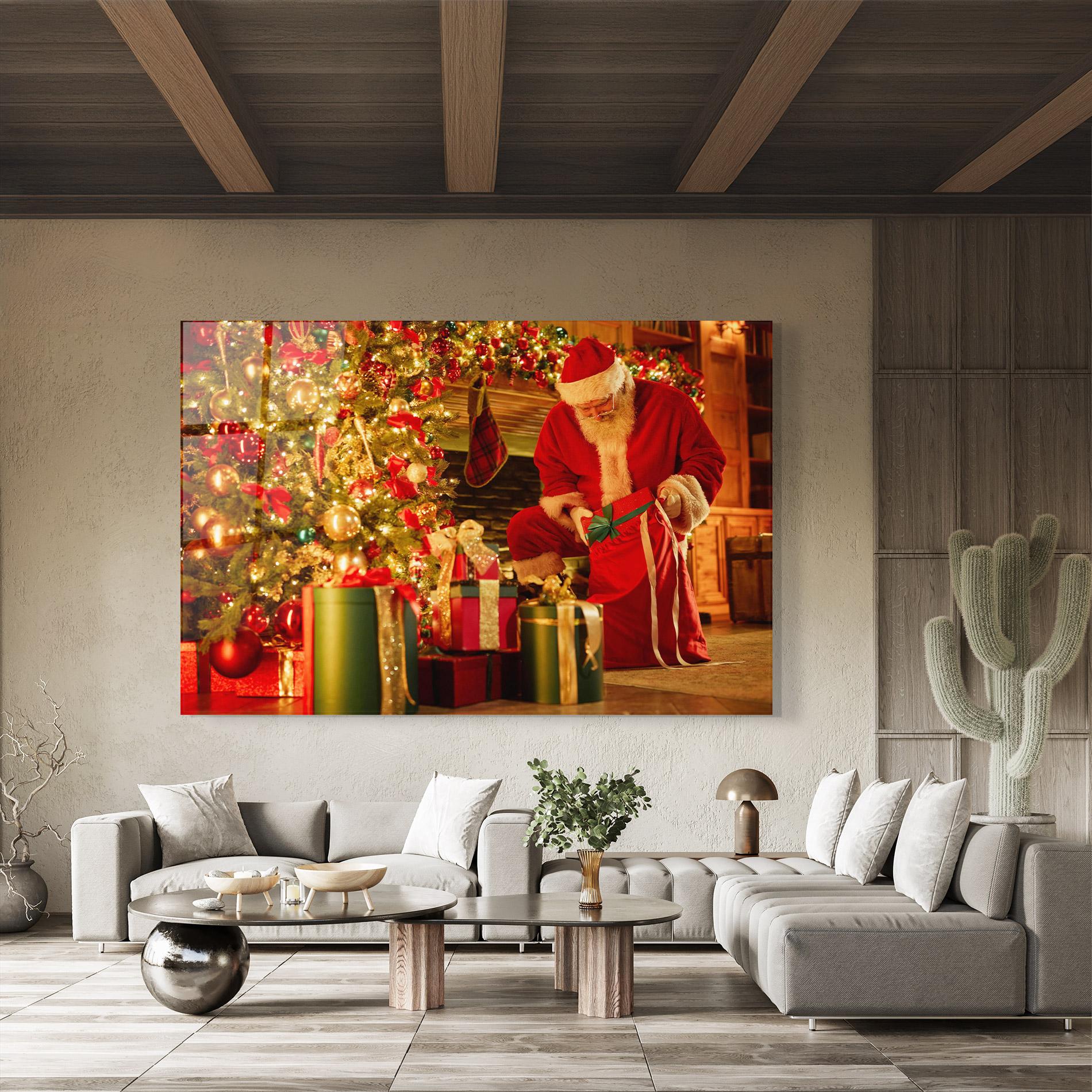 Tablou Sticla Presenting Gifts mockup 8