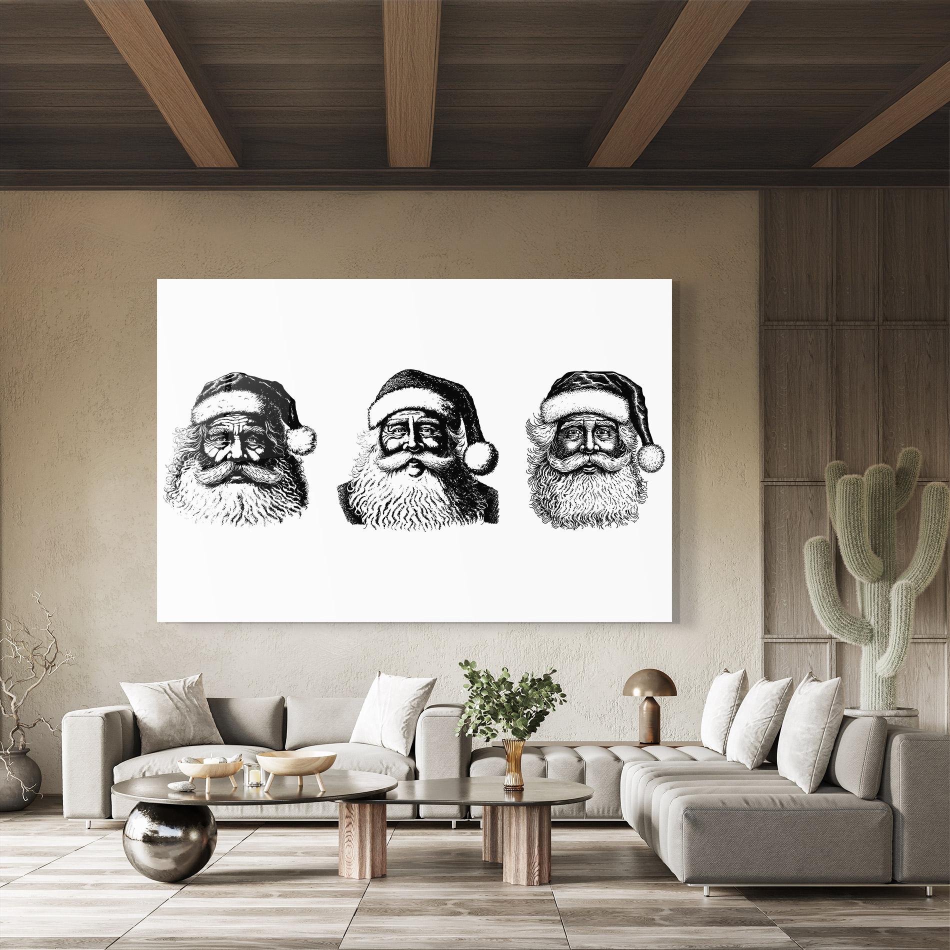 Tablou Sticla Santa Draw mockup 8