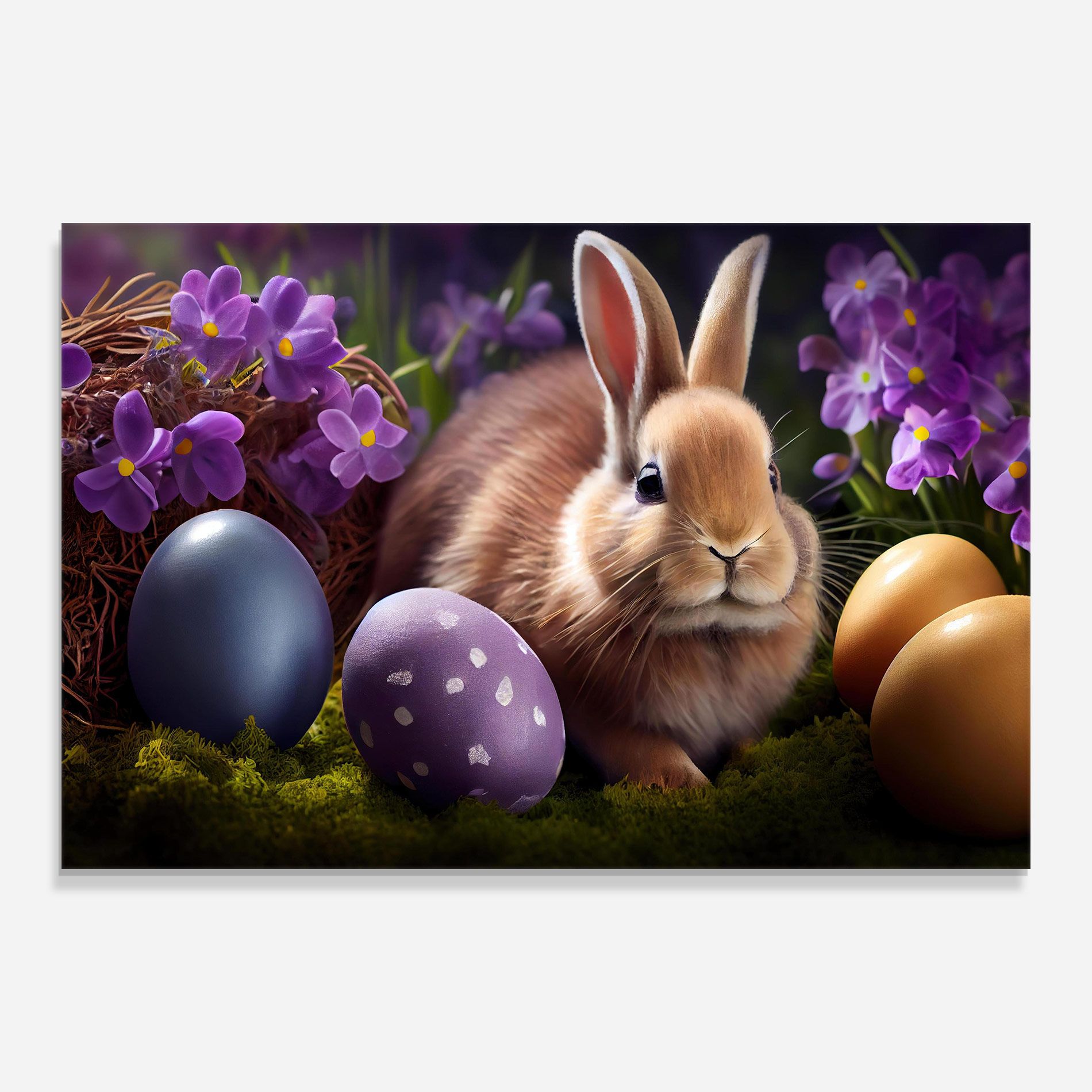 Cute Easter Rabbit mockup 0