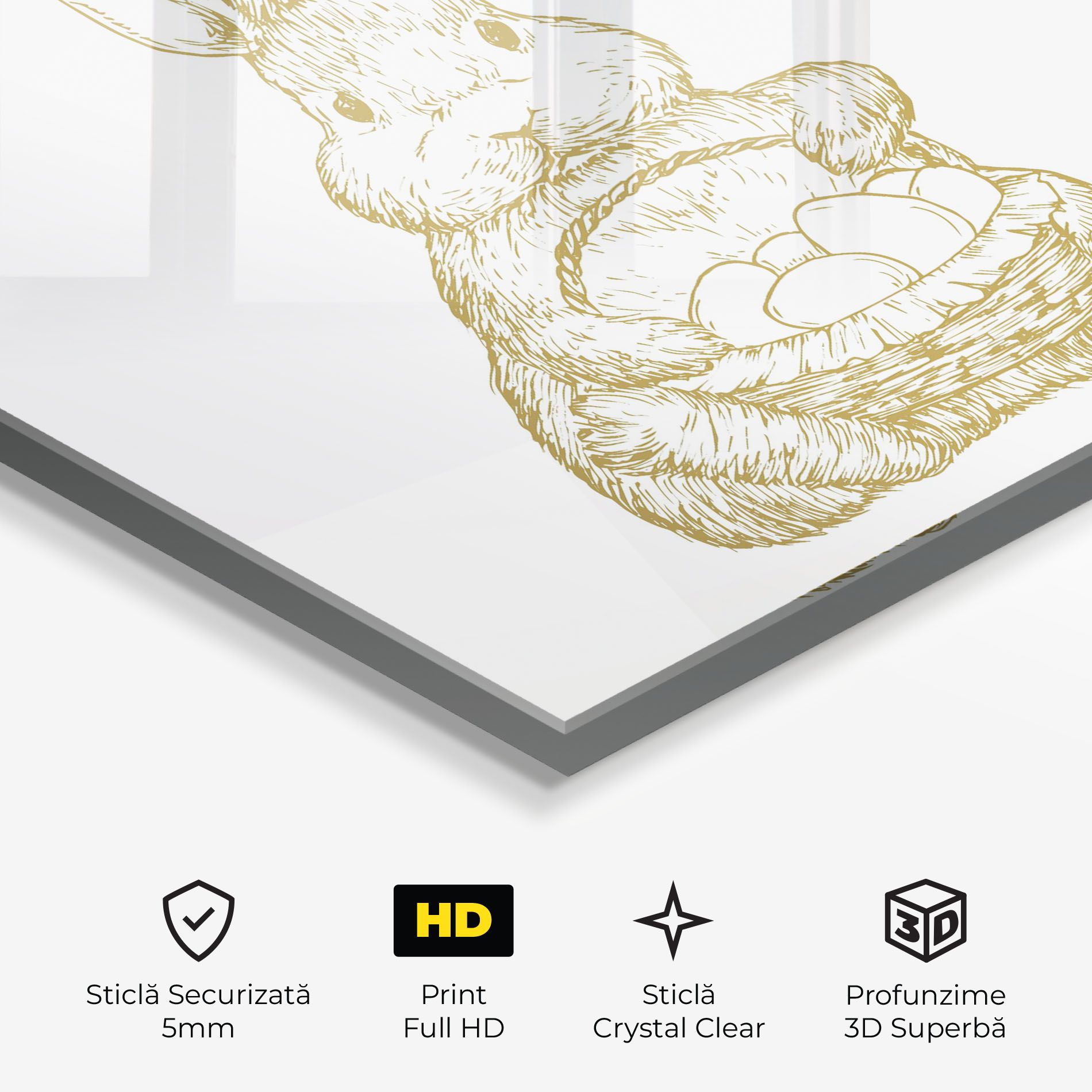 Bunny With Basket mockup 3