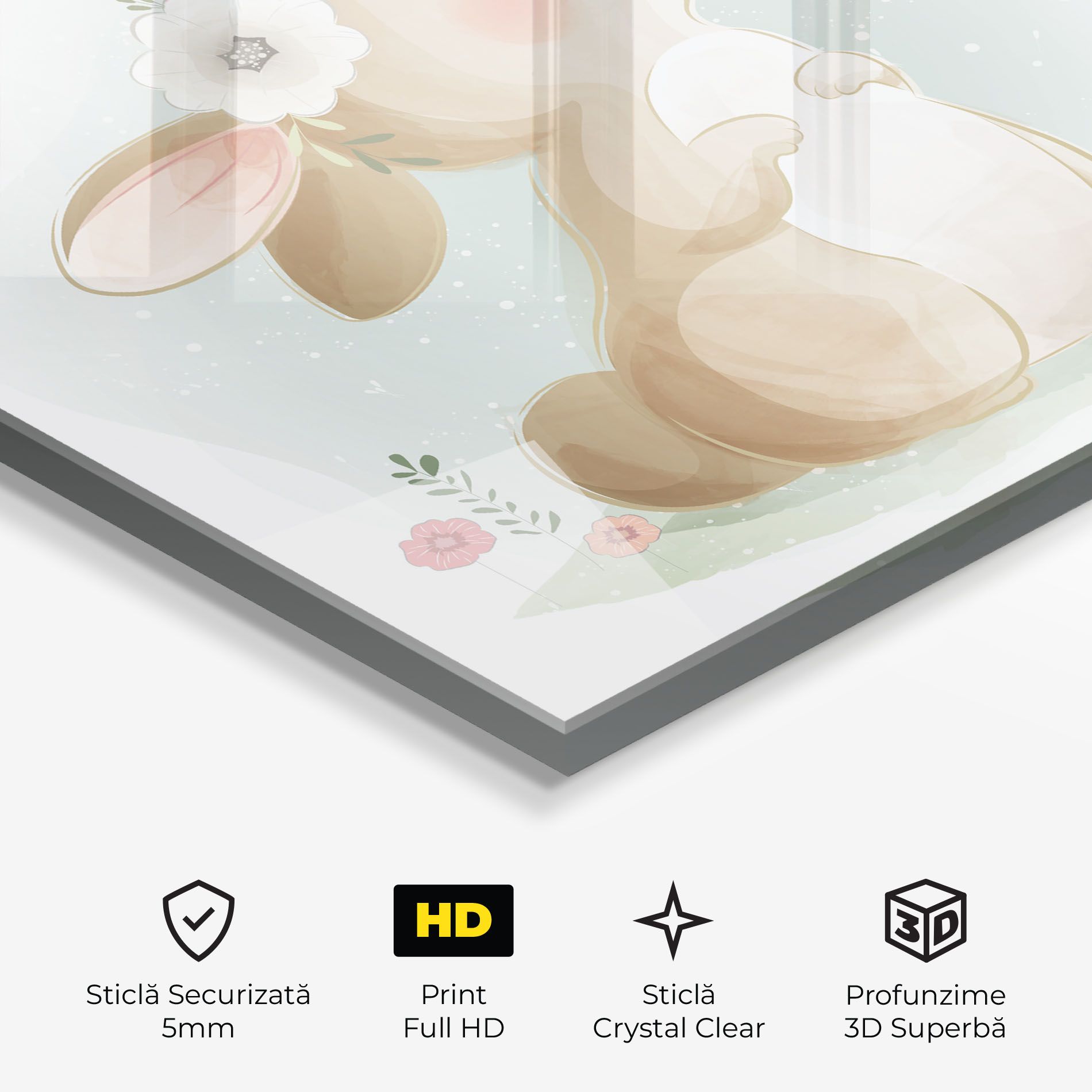 Butterfly On Bunny Nose mockup 3