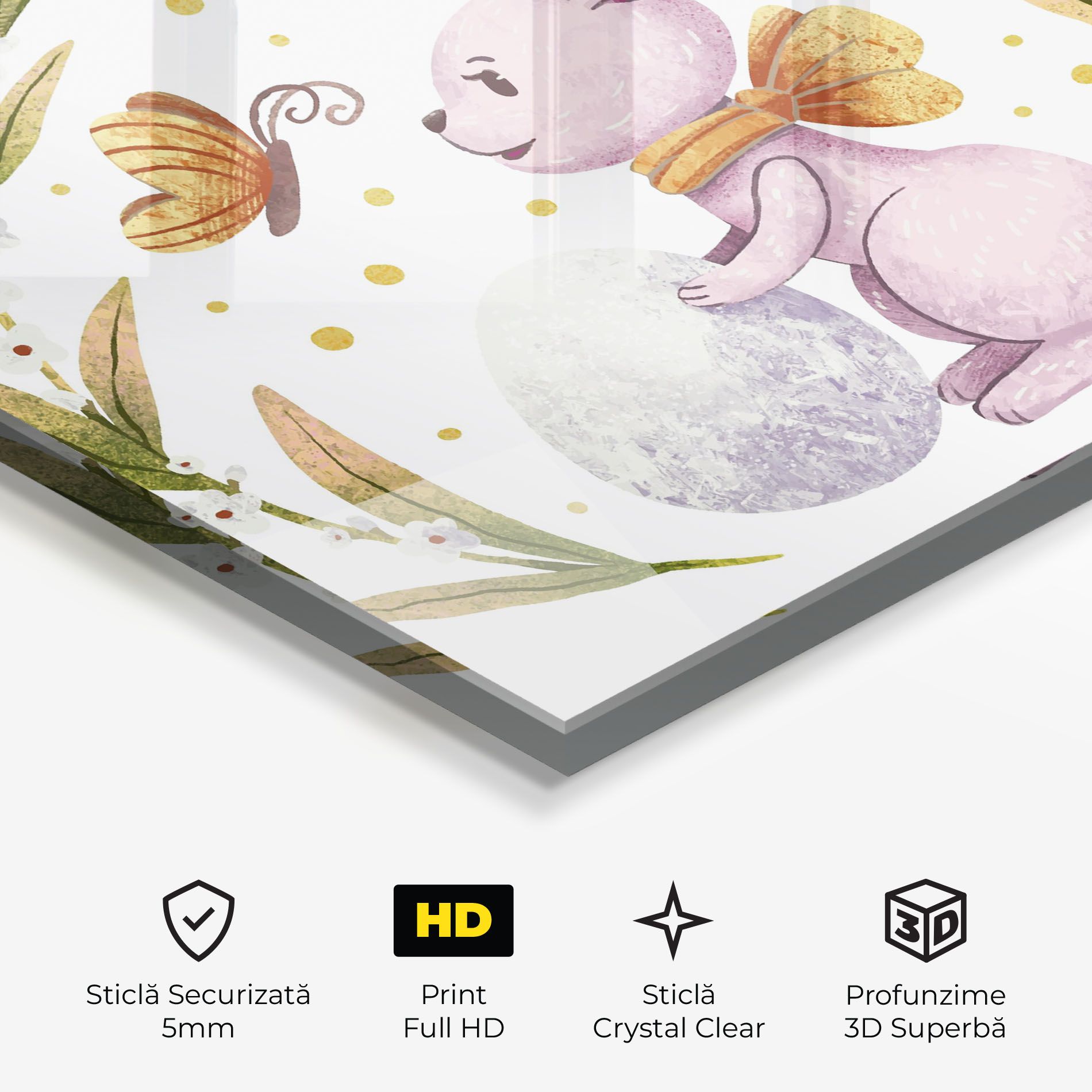 Easter Pink Bunny mockup 3