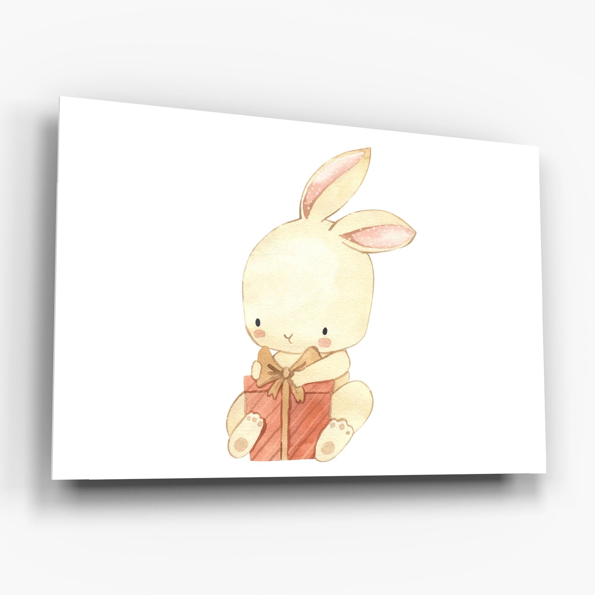 Bunny With Gift mockup 6