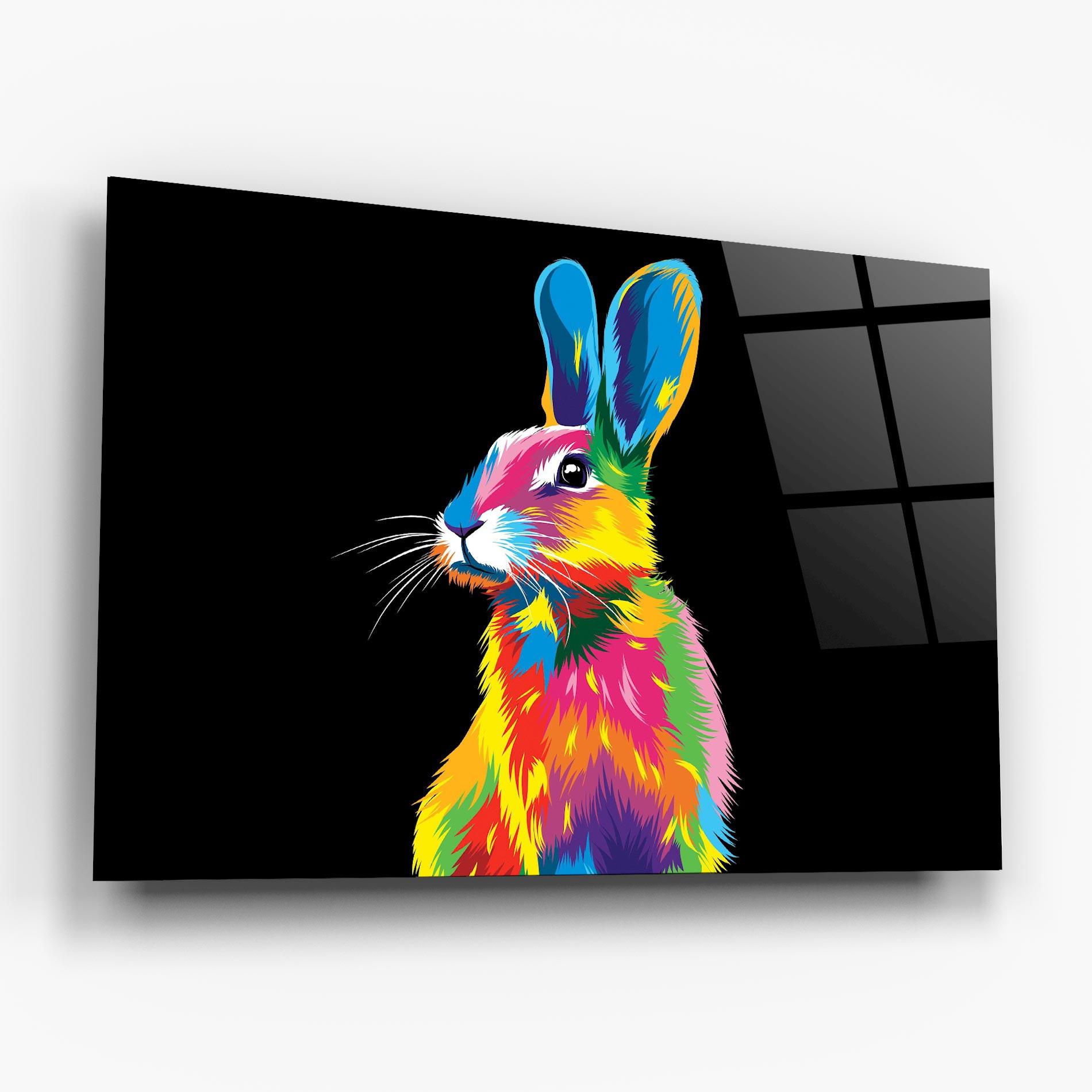 Tablou Sticla Color Mix Easter mockup 6