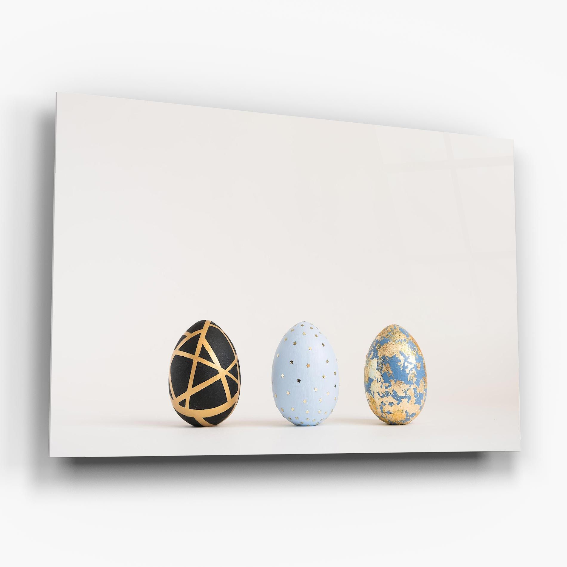 Three Easter Golden Eggs mockup 6
