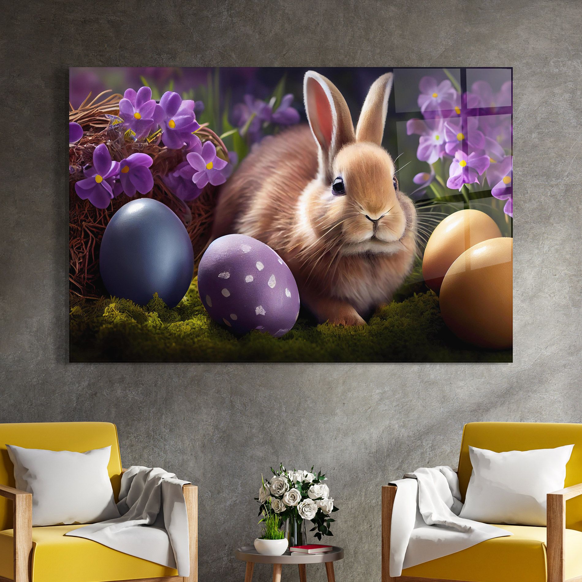 Cute Easter Rabbit mockup 4