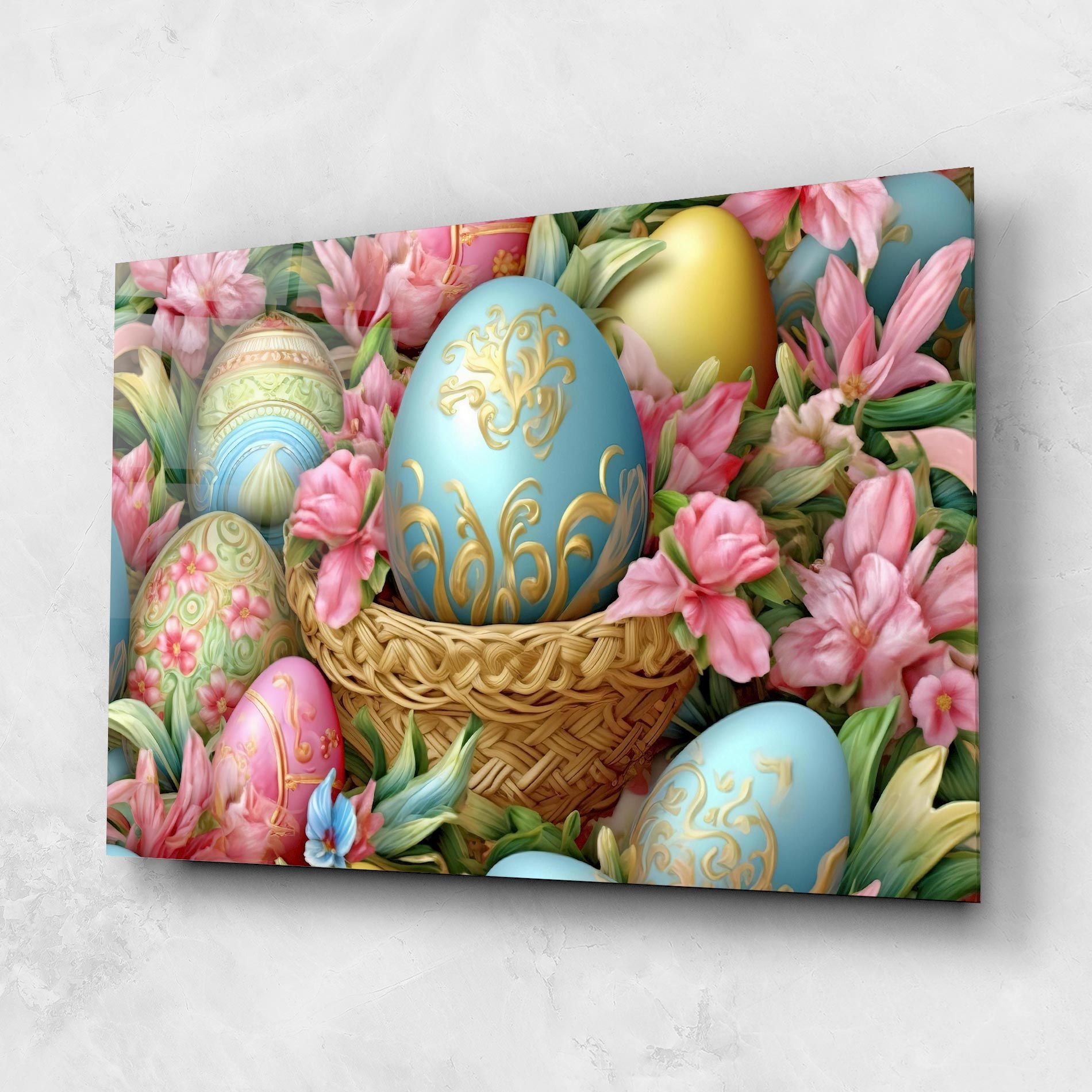 Blue Easter Egg mockup 1
