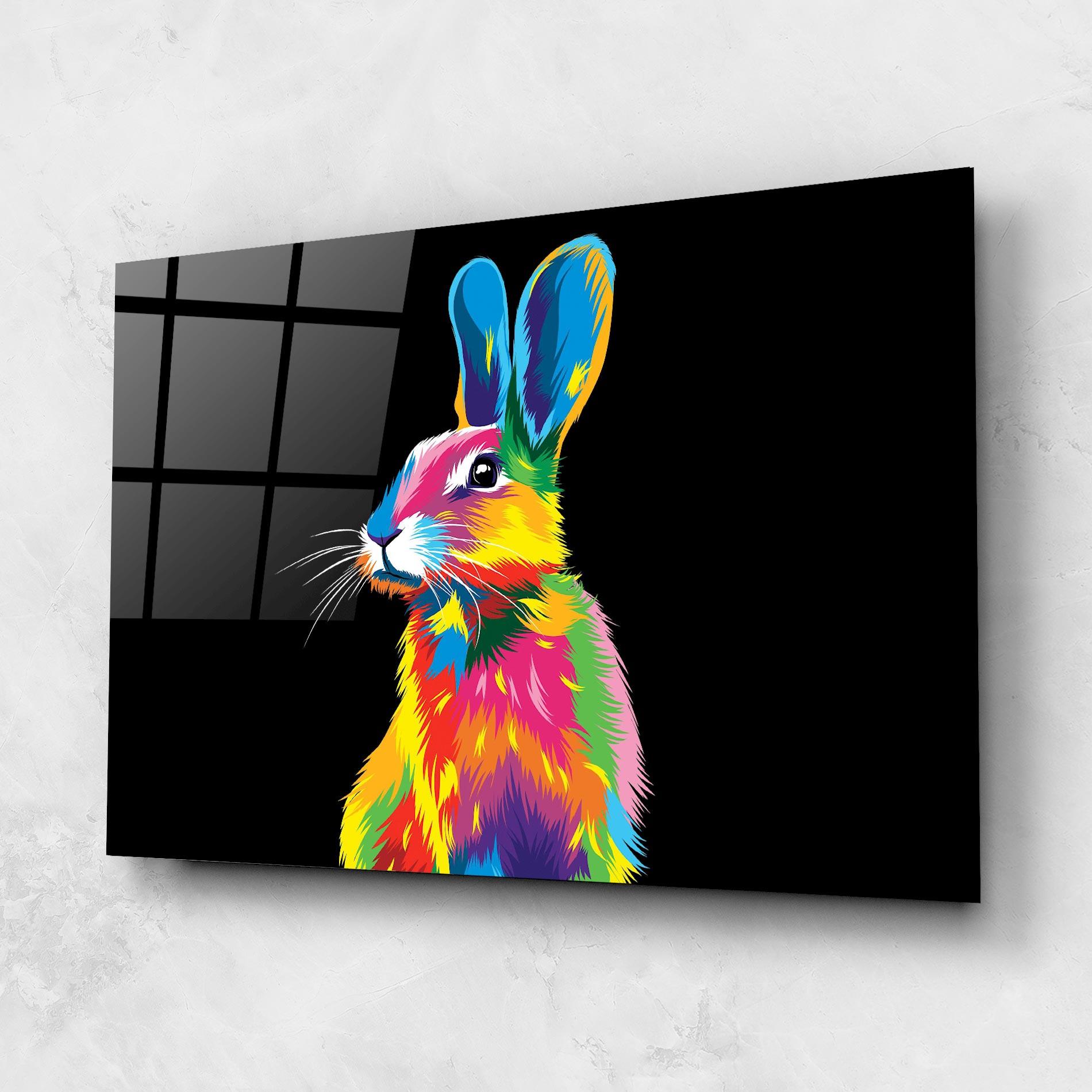 Tablou Sticla Color Mix Easter mockup 1