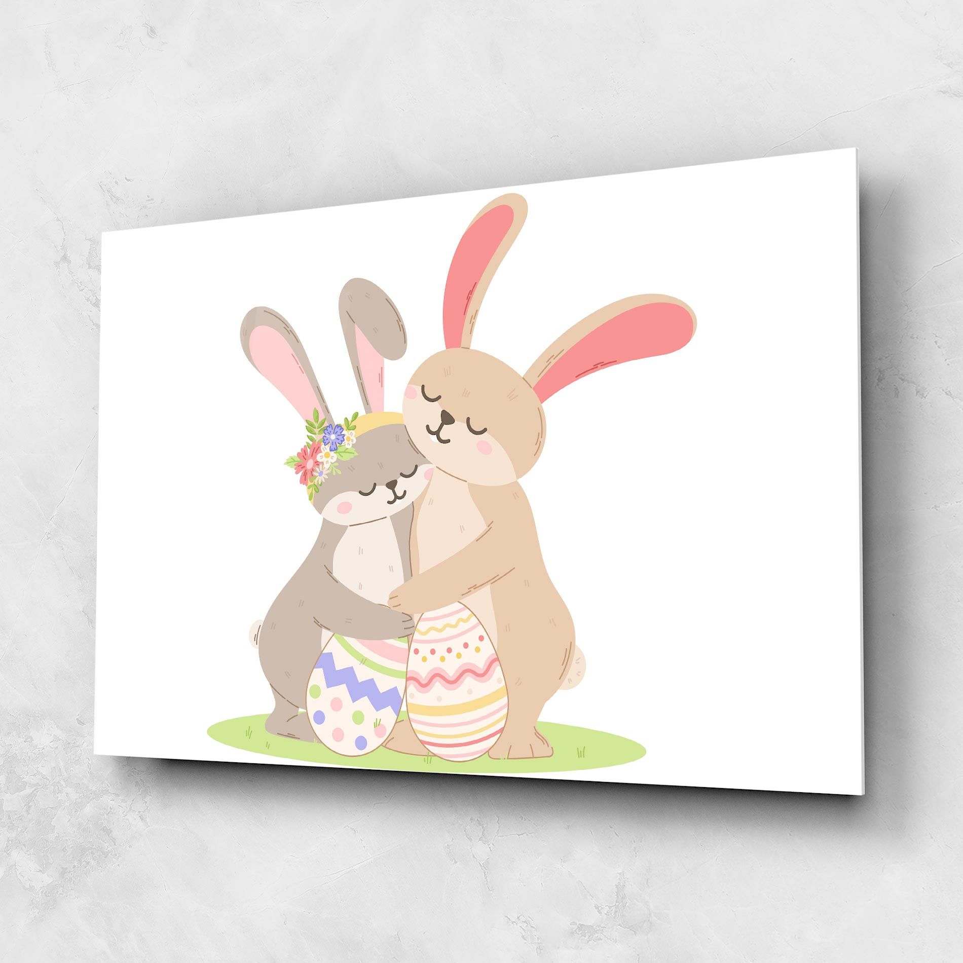 Easter Bunny Couple mockup 1