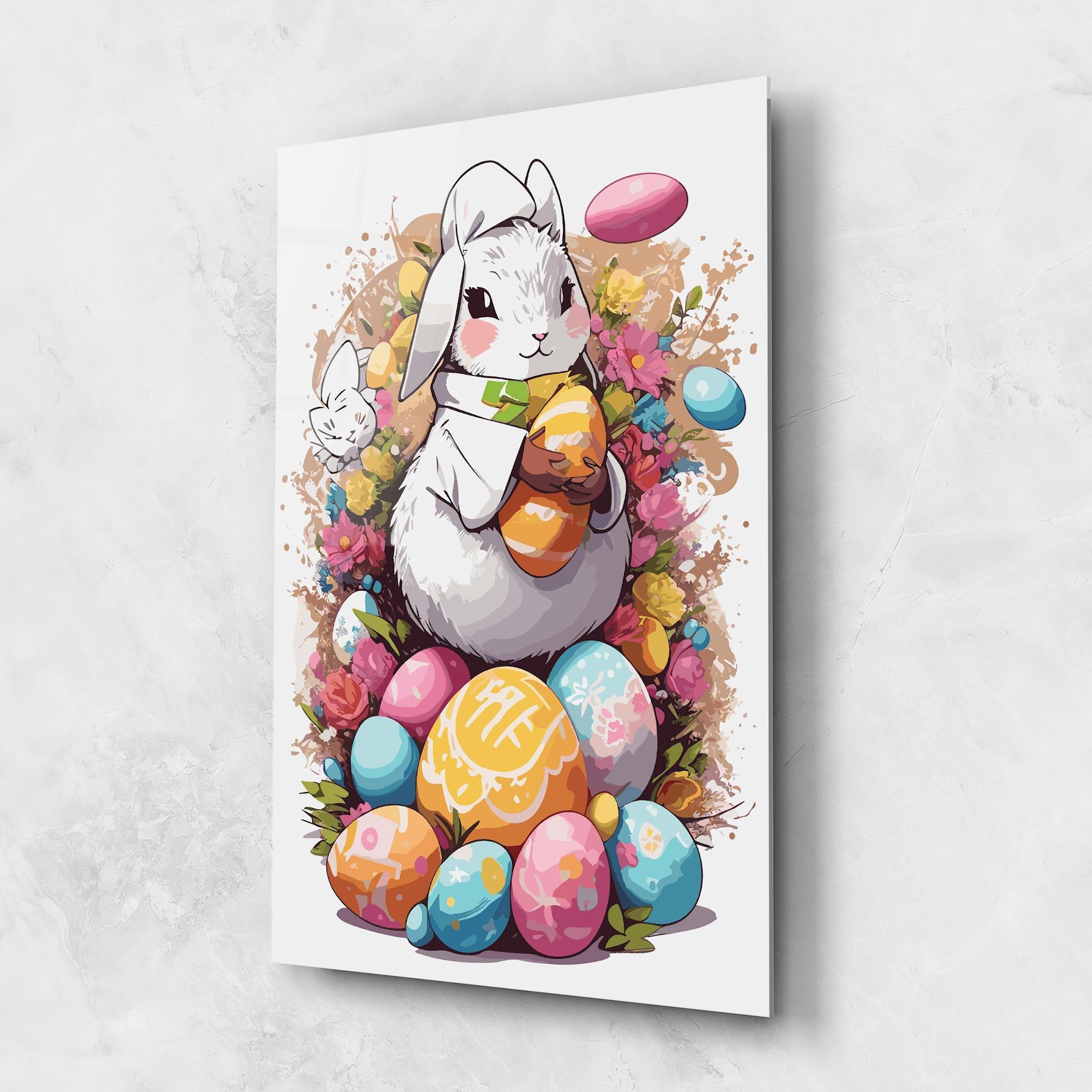 White Easter Bunny mockup 1