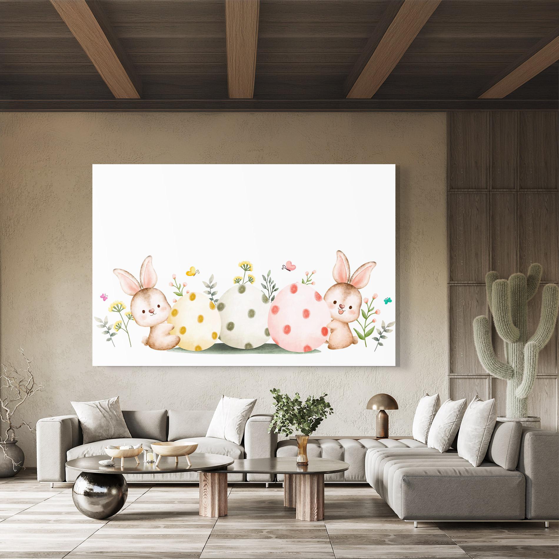 Tablou Sticla Butterfly Rabbit mockup 8