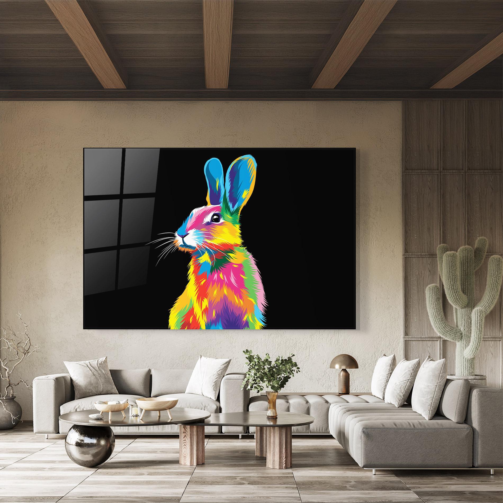 Tablou Sticla Color Mix Easter mockup 8