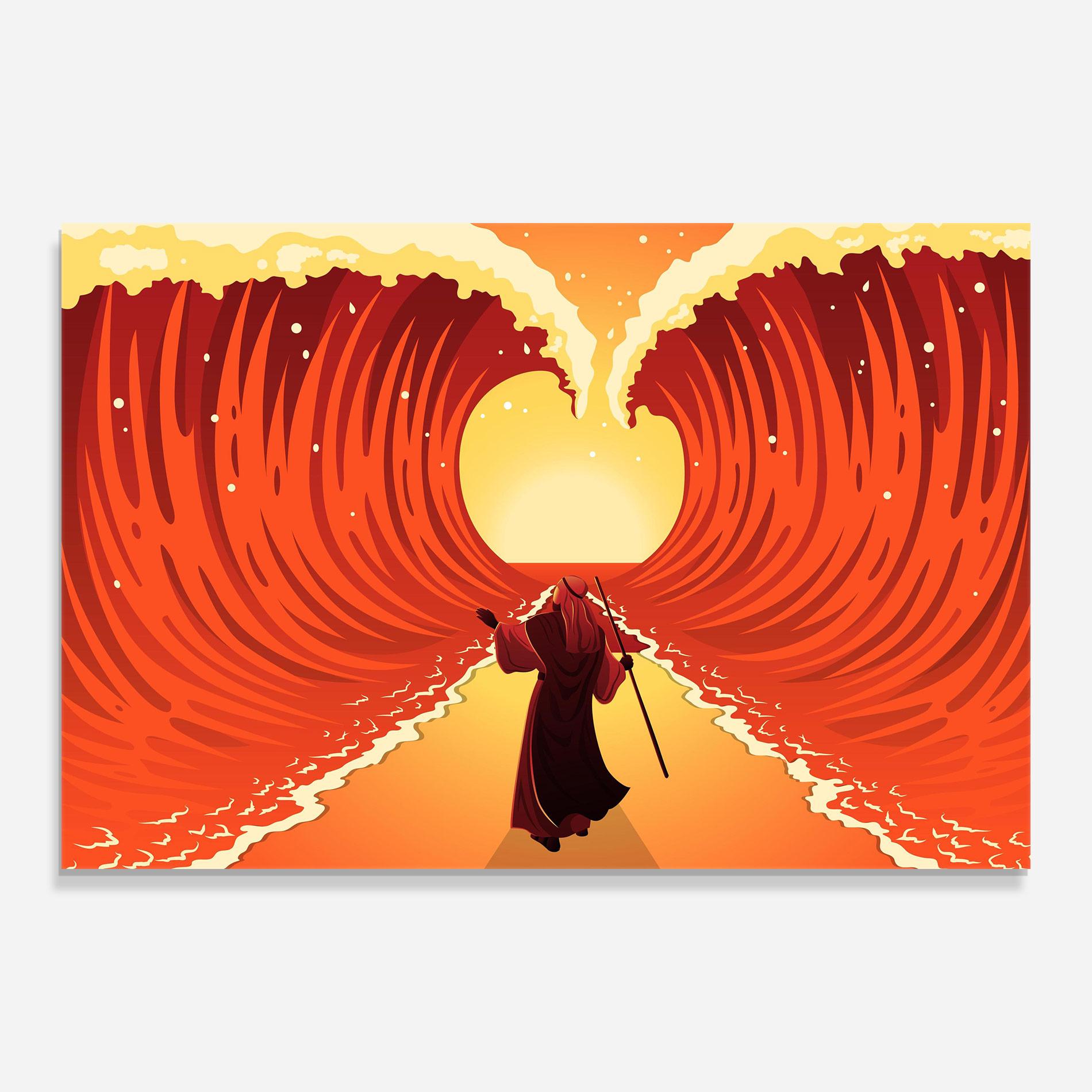 Tablou Sticla Moses mockup 0