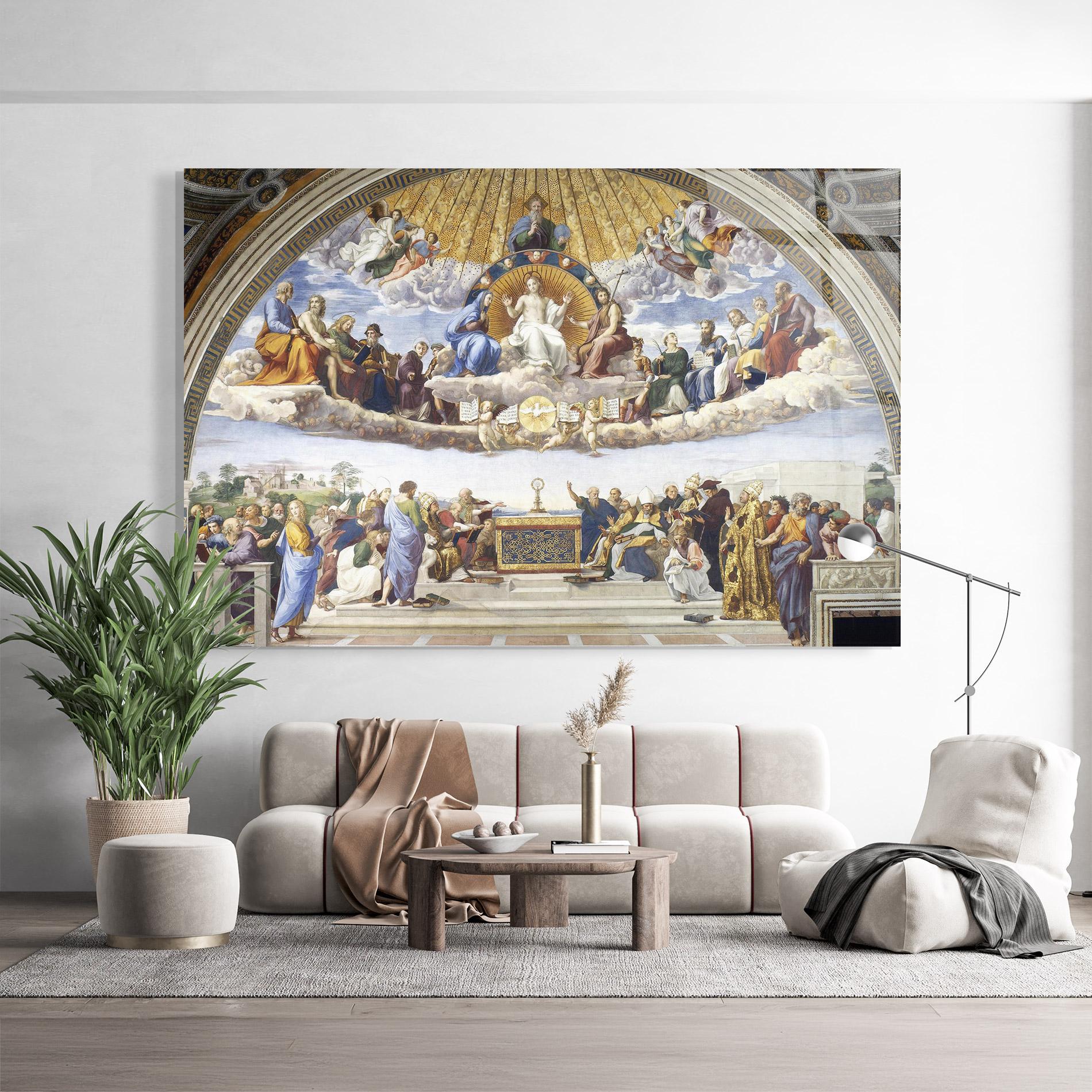 Tablou Sticla Holy Light mockup 9