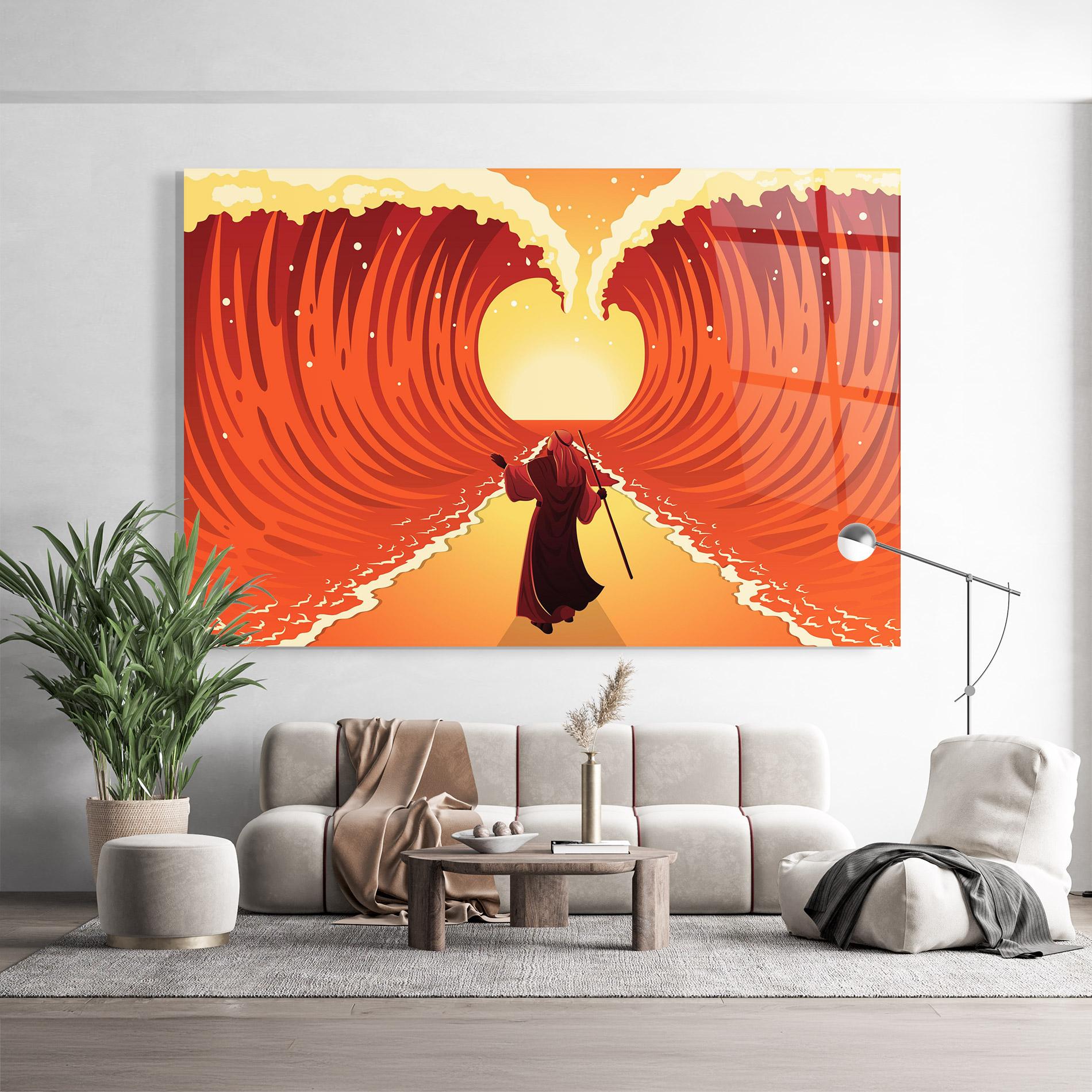 Tablou Sticla Moses mockup 9