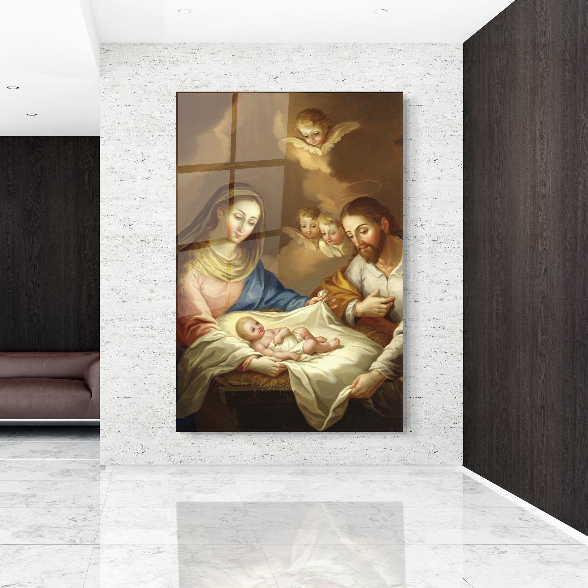 Tablou Sticla Devine Reflection mockup 9