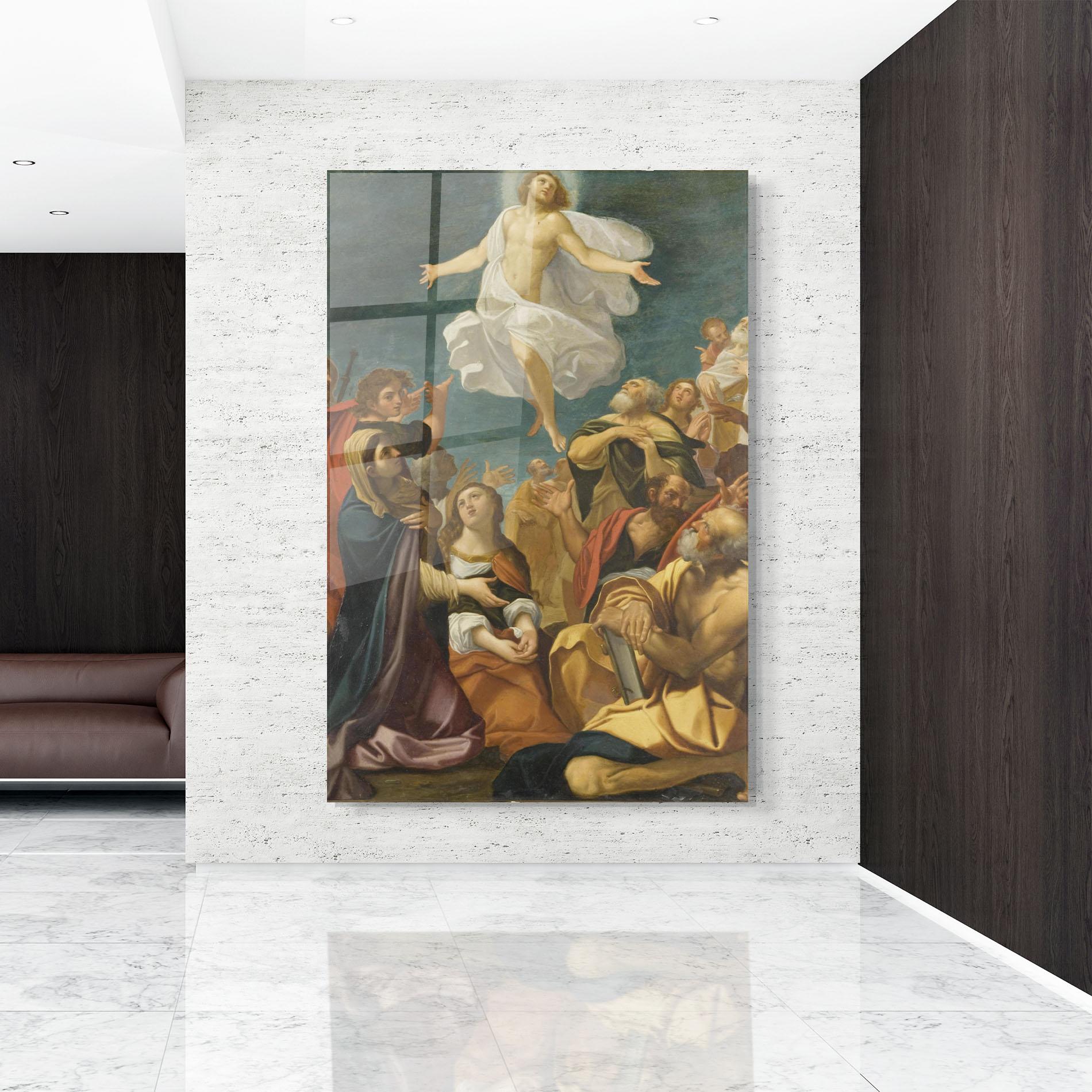 Tablou Sticla Flying Divine Art mockup 9