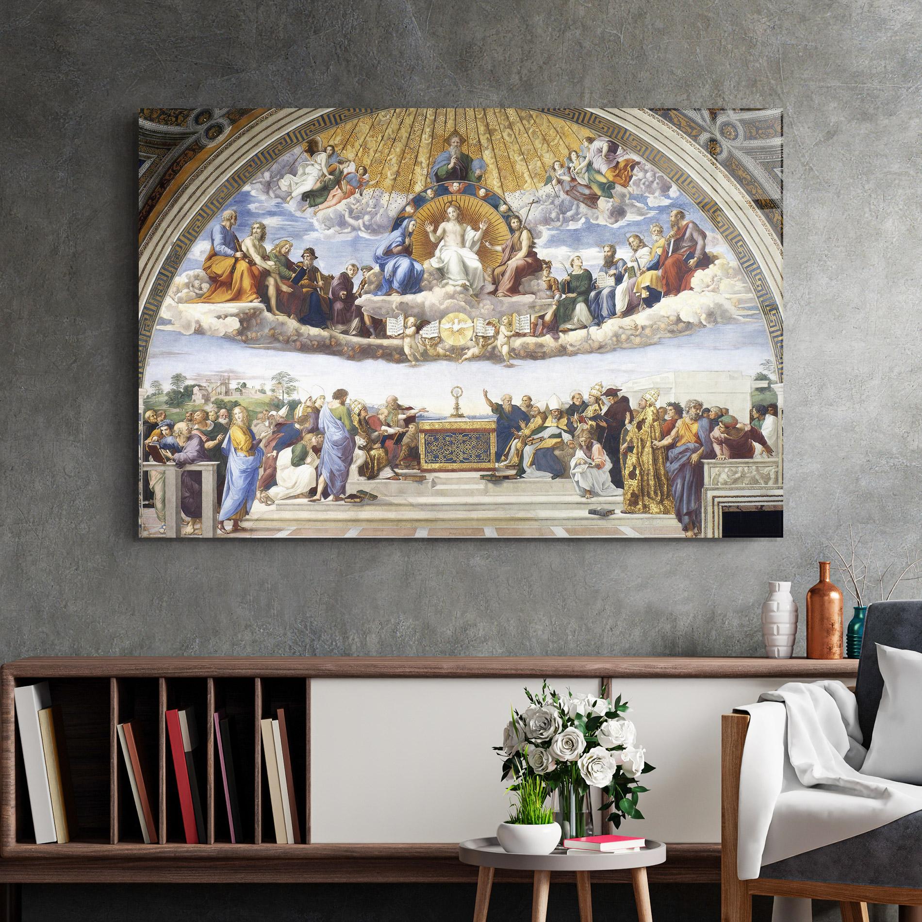 Tablou Sticla Holy Light mockup 2